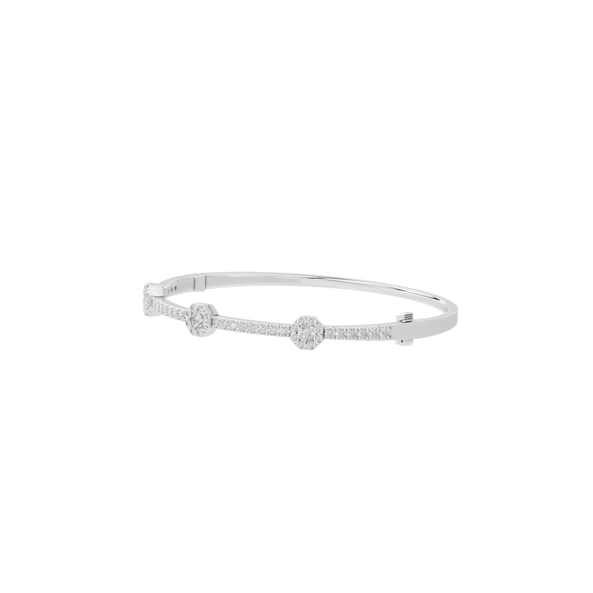 Flash Energy Wristband 1.792 Carat Lab Grown Diamond Bracelet