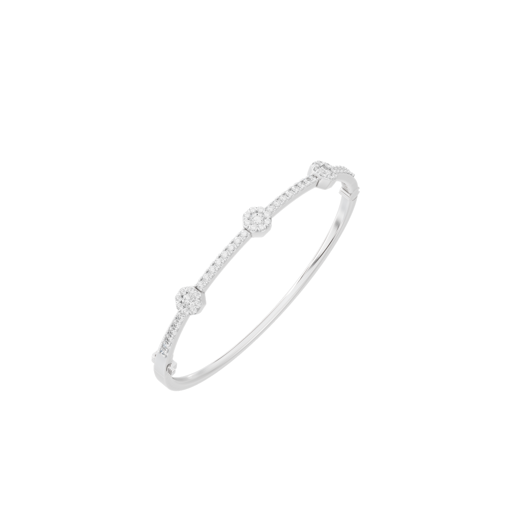 Flash Energy Wristband 1.792 Carat Lab Grown Diamond Bracelet