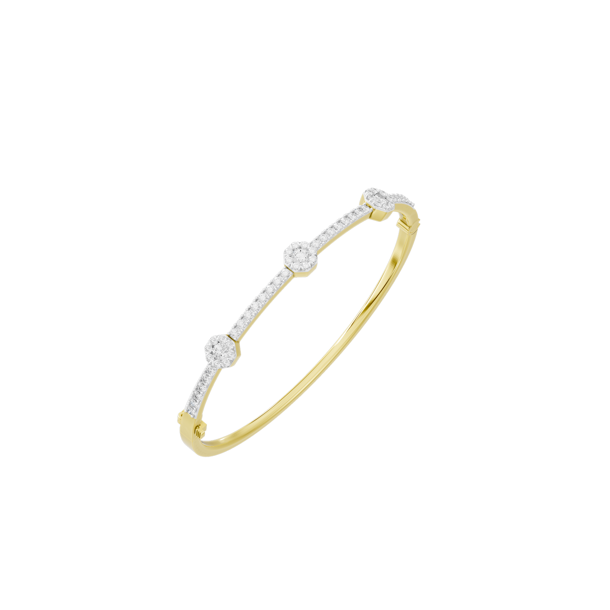 Flash Energy Wristband 1.792 Carat Lab Grown Diamond Bracelet