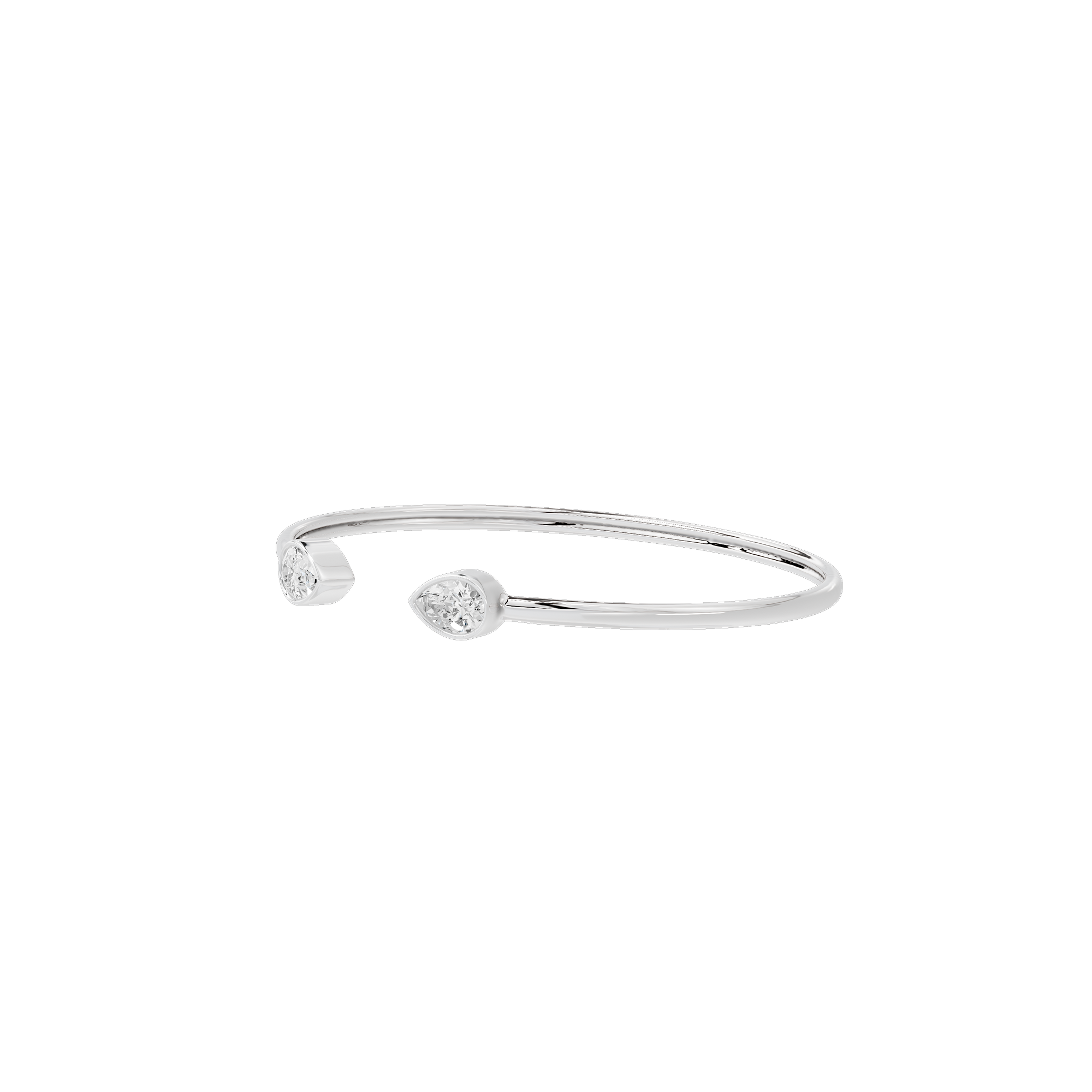 Twin Tingz flexcuff 1.321 Carat Lab Grown Diamond Bracelet