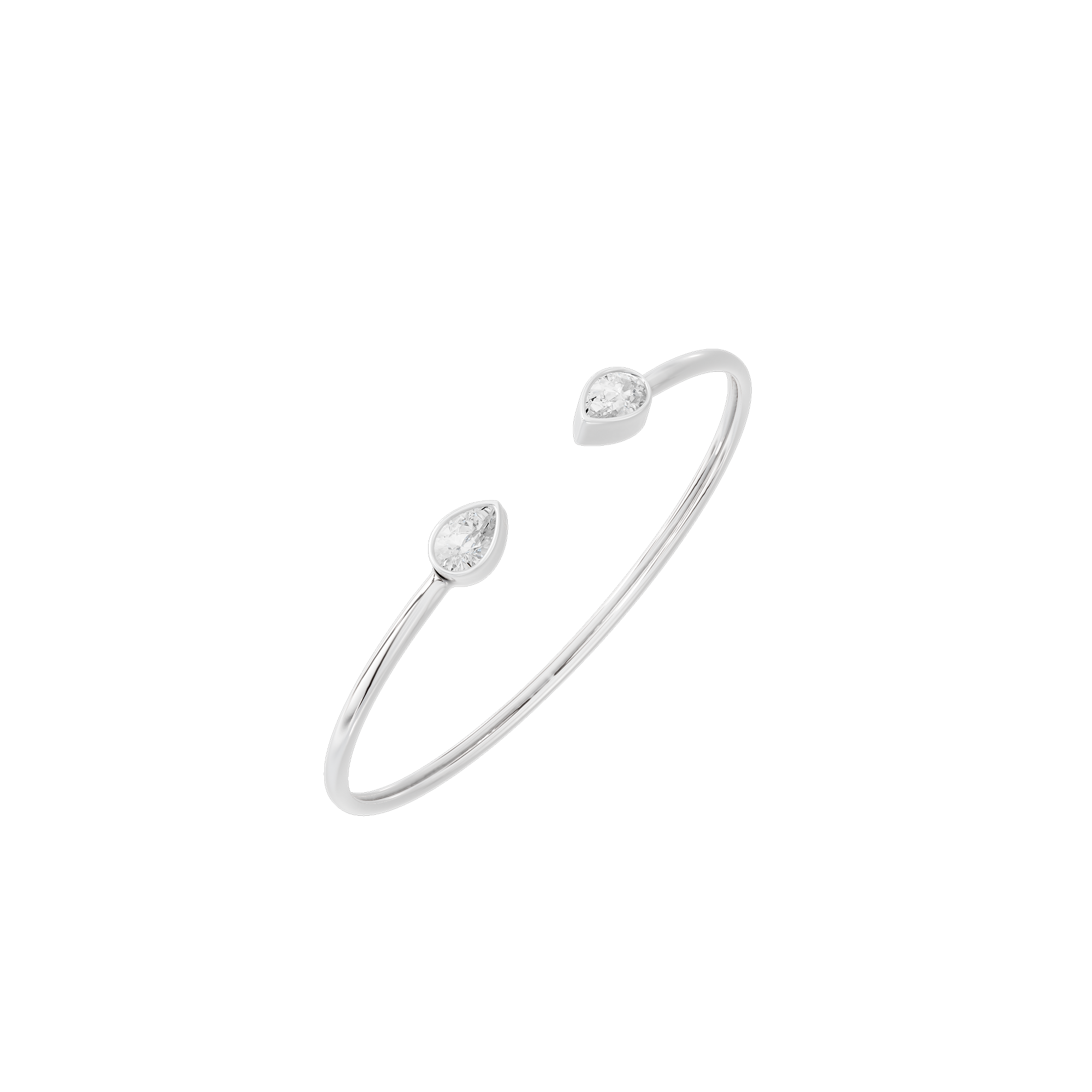 Twin Tingz flexcuff 1.321 Carat Lab Grown Diamond Bracelet