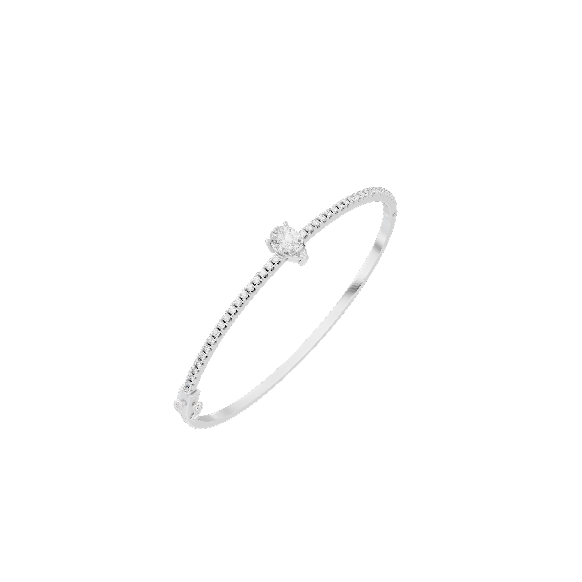 Drama Drop wristband 1.779 Carat Lab Grown Diamond Bracelet