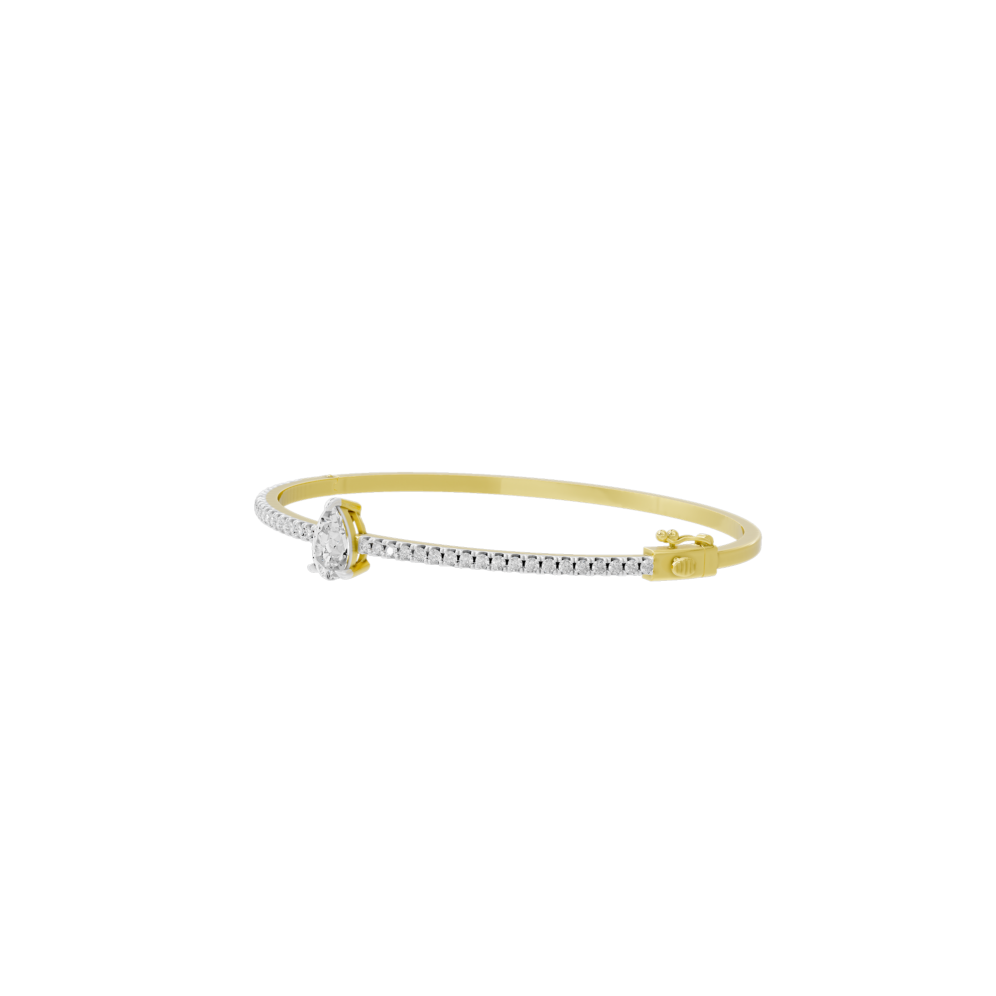 Drama Drop wristband 1.779 Carat Lab Grown Diamond Bracelet
