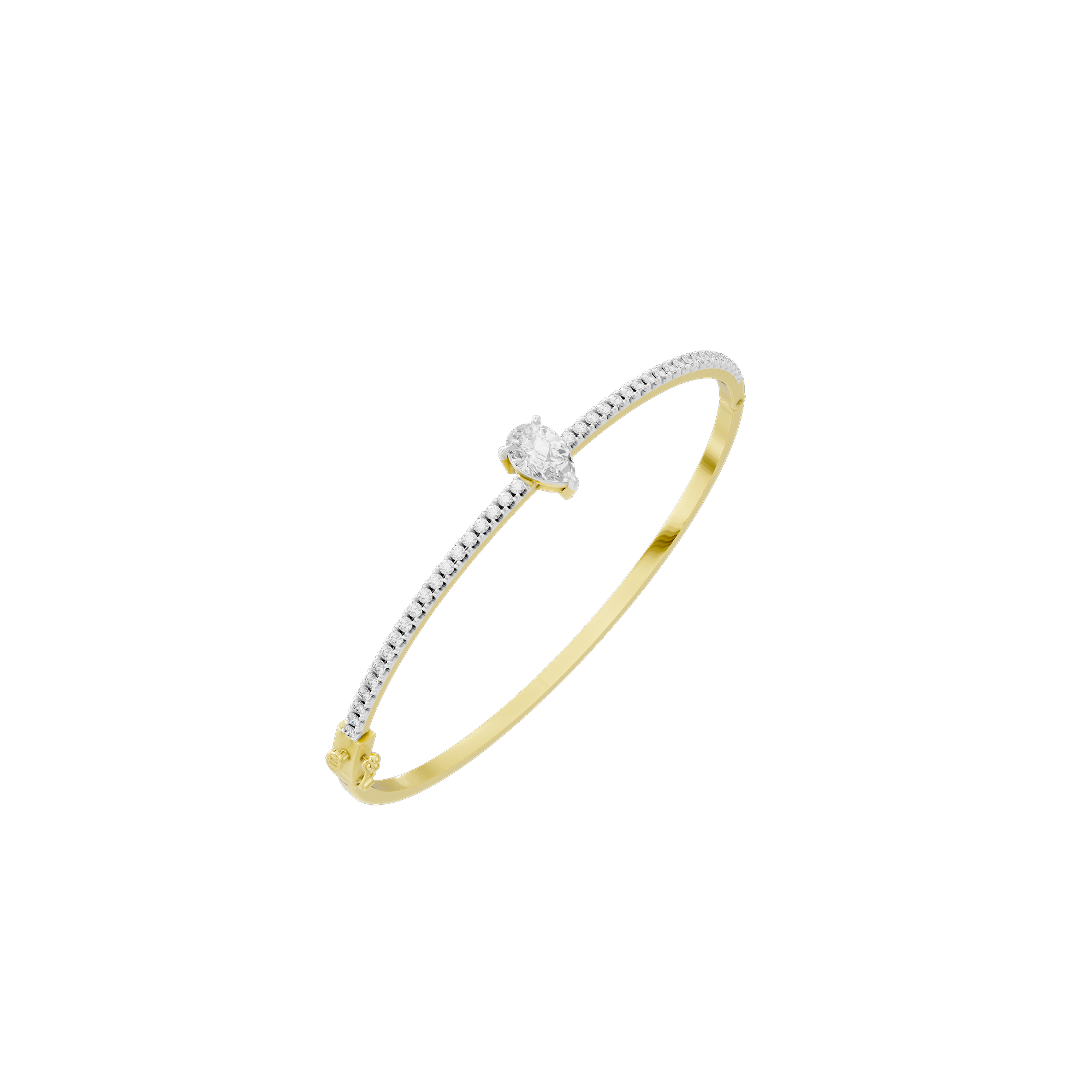 Drama Drop wristband 1.779 Carat Lab Grown Diamond Bracelet