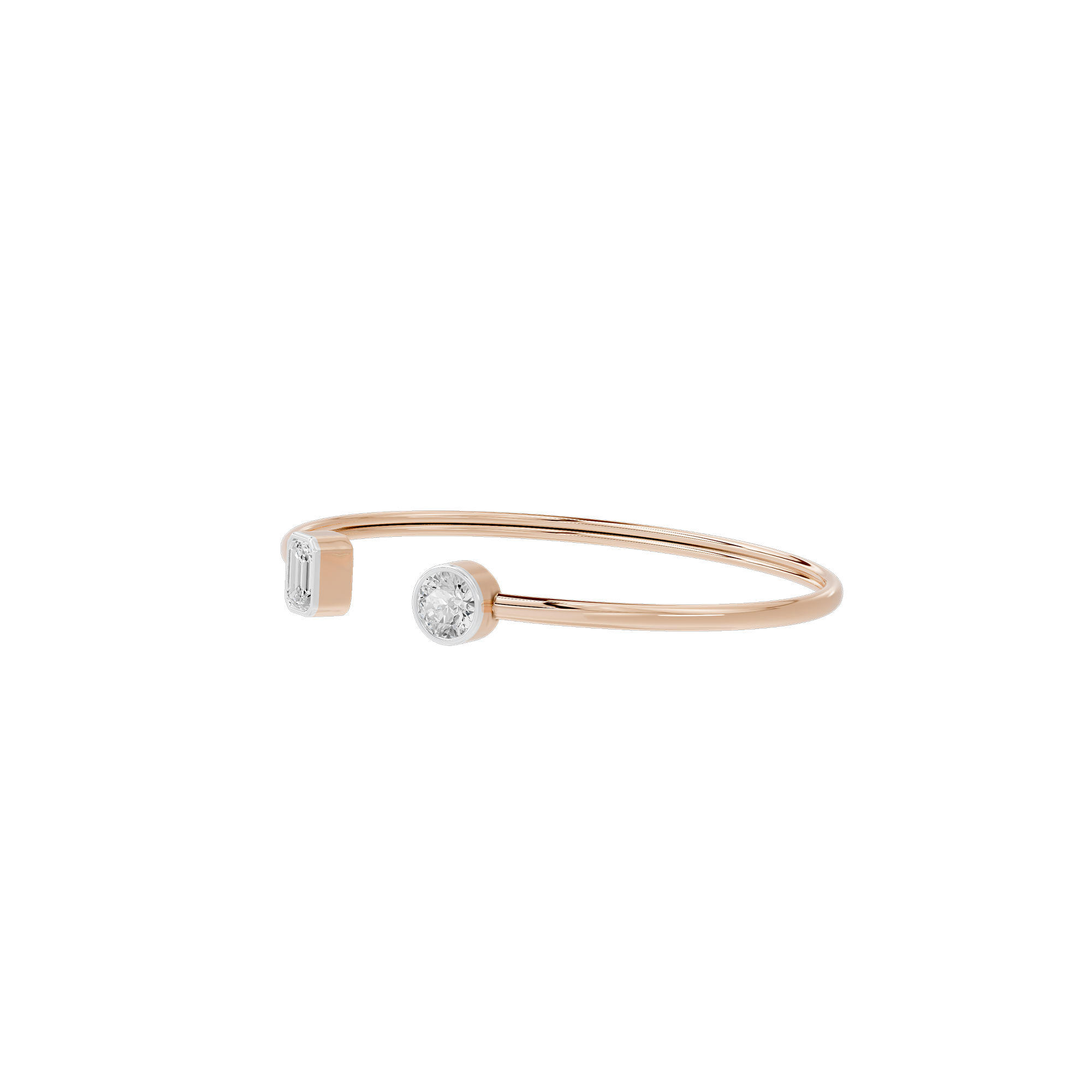 Glow Mates flexcuff 2.19 Carat Lab Grown Diamond Bracelet