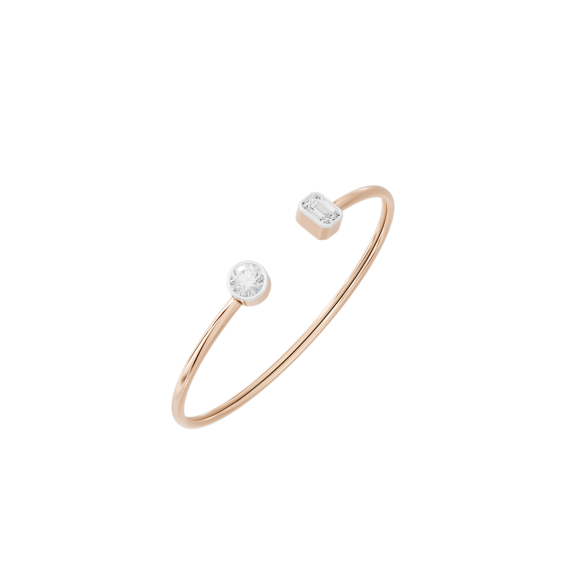 Glow Mates flexcuff 2.19 Carat Lab Grown Diamond Bracelet