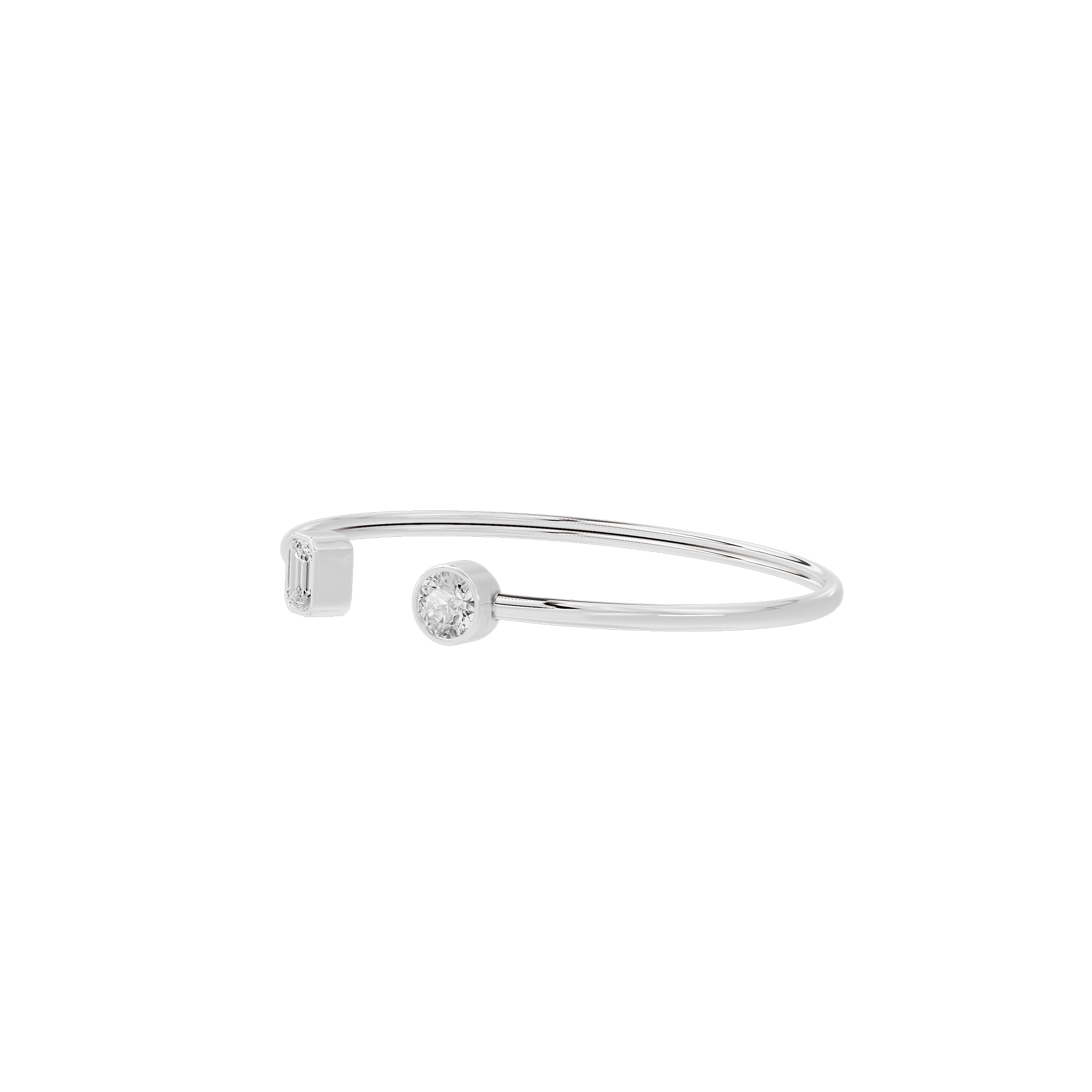 Glow Mates flexcuff 2.19 Carat Lab Grown Diamond Bracelet