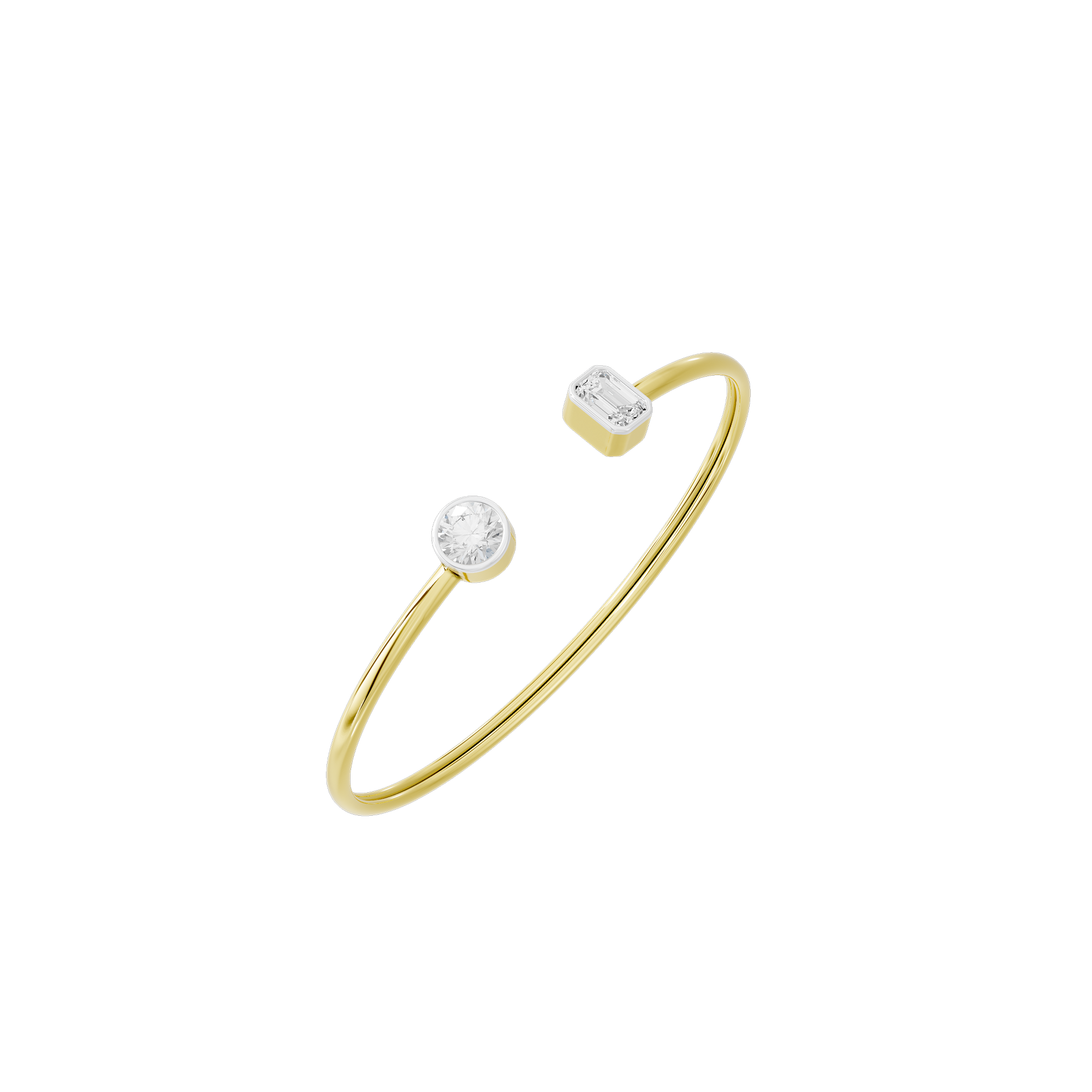 Glow Mates flexcuff 2.19 Carat Lab Grown Diamond Bracelet