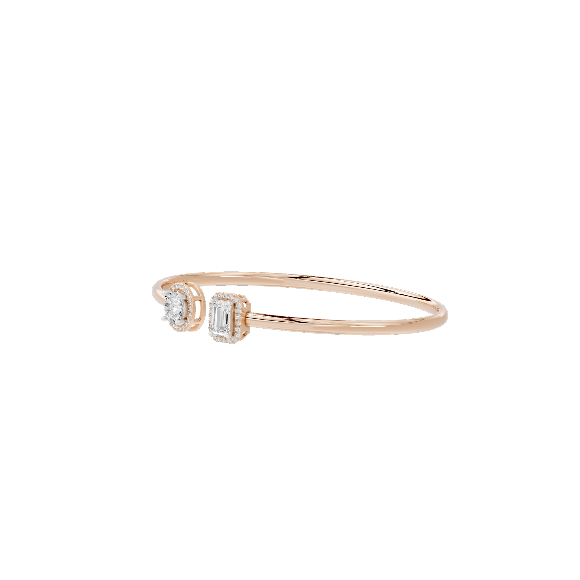 Moon Pop flexcuff 2.004 Carat Lab Grown Diamond Bracelet