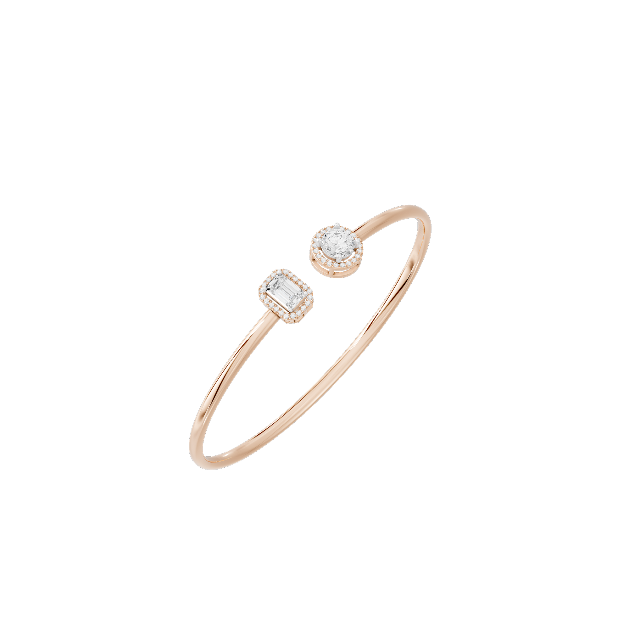 Moon Pop flexcuff 2.004 Carat Lab Grown Diamond Bracelet