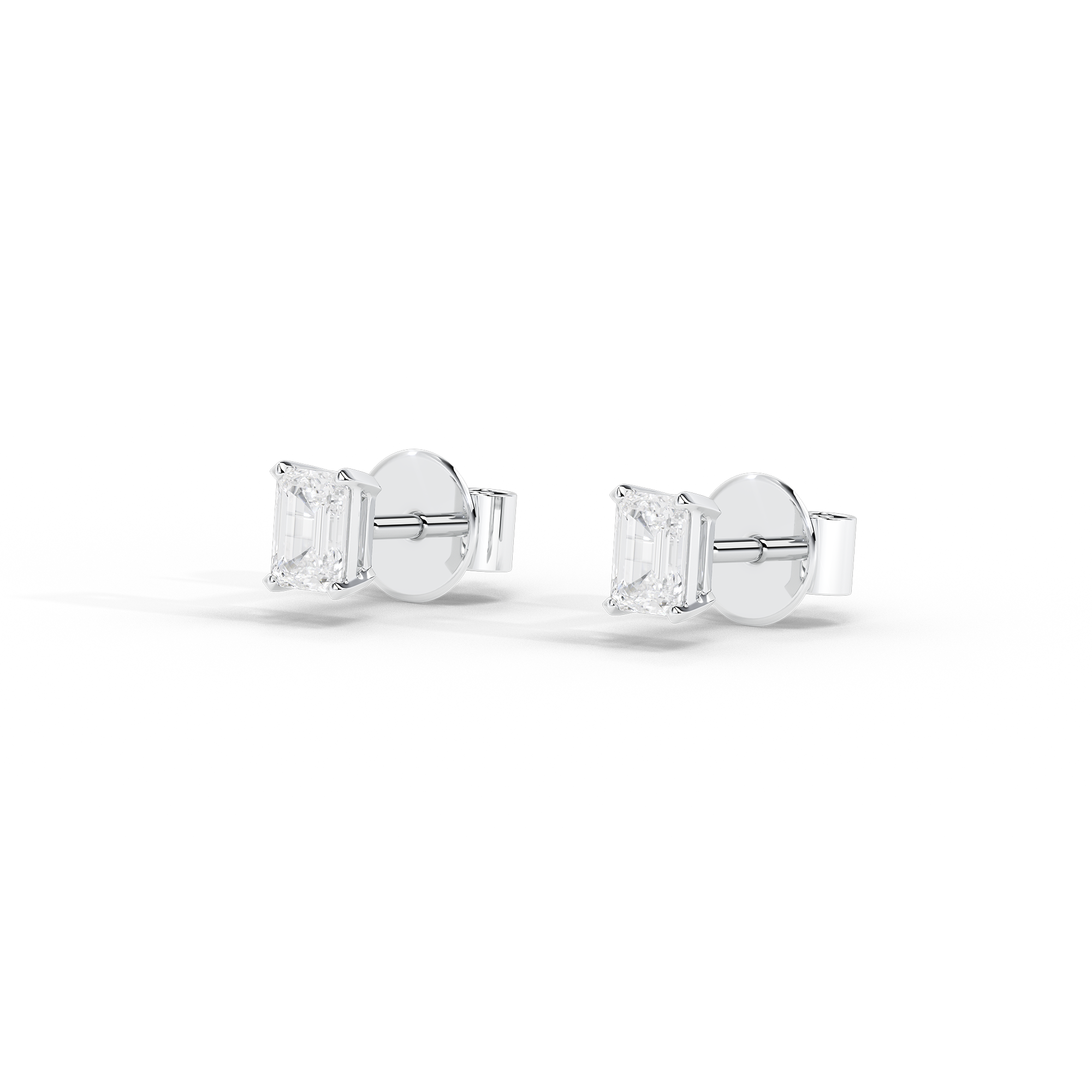 Studded Up Solitaire 0.52 Carat Lab Grown Diamond Stud Earrings