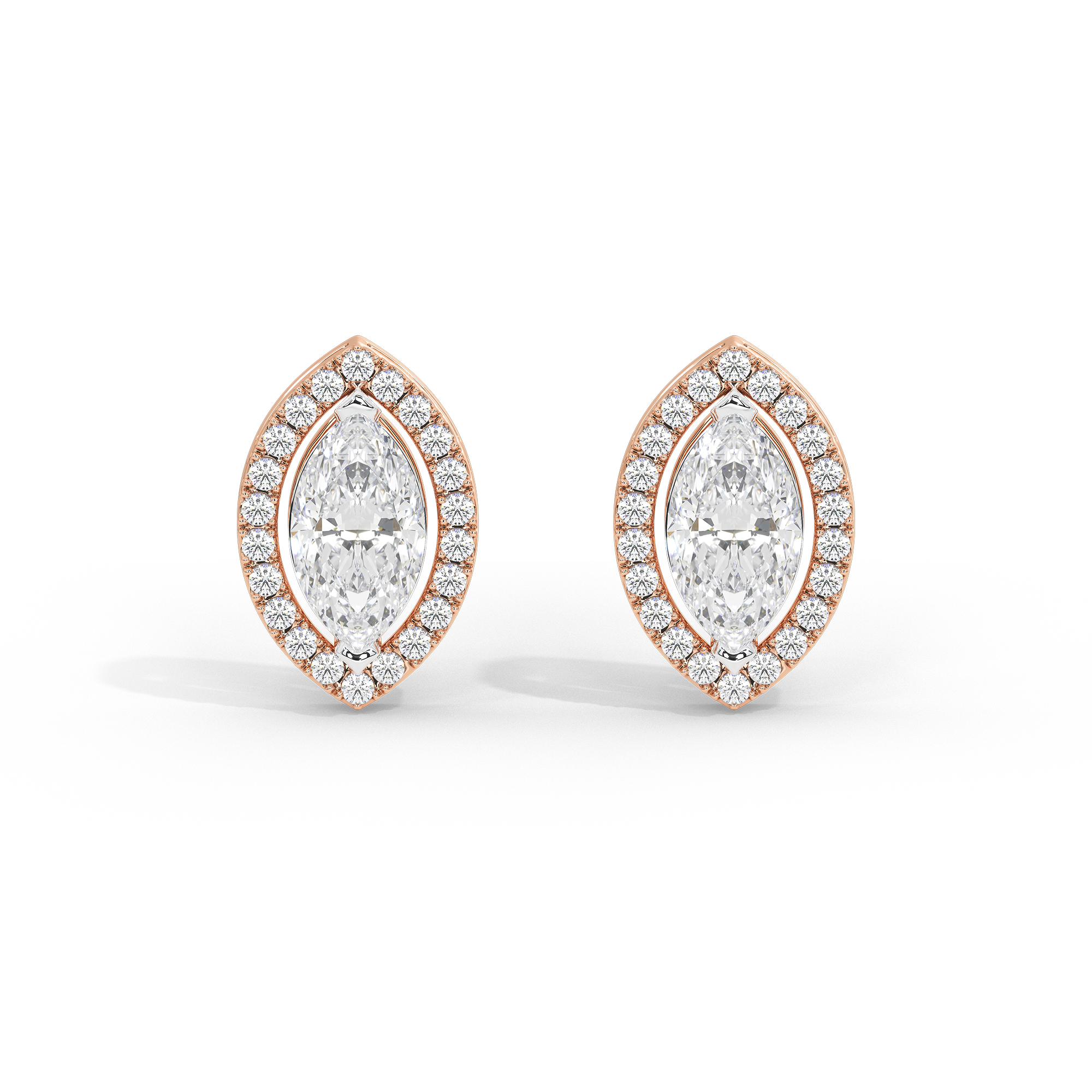 Marq My Words Helo 0.556 Carat Lab Grown Diamond Earrings