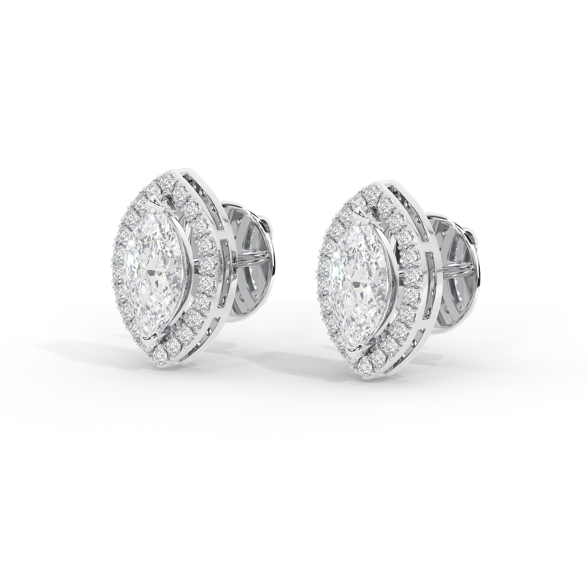 Marq My Words Helo 0.556 Carat Lab Grown Diamond Earrings