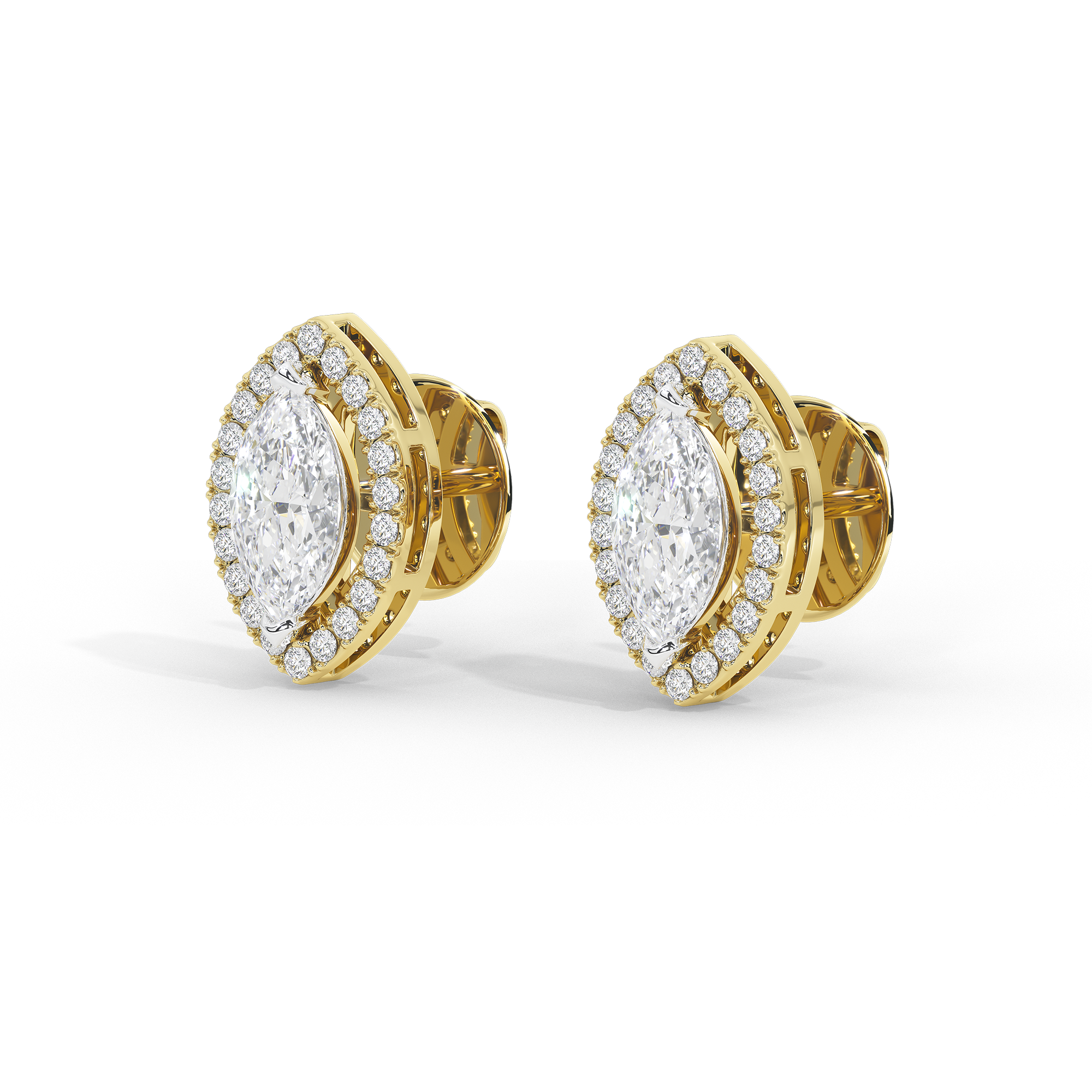 Marq My Words Helo 0.556 Carat Lab Grown Diamond Earrings