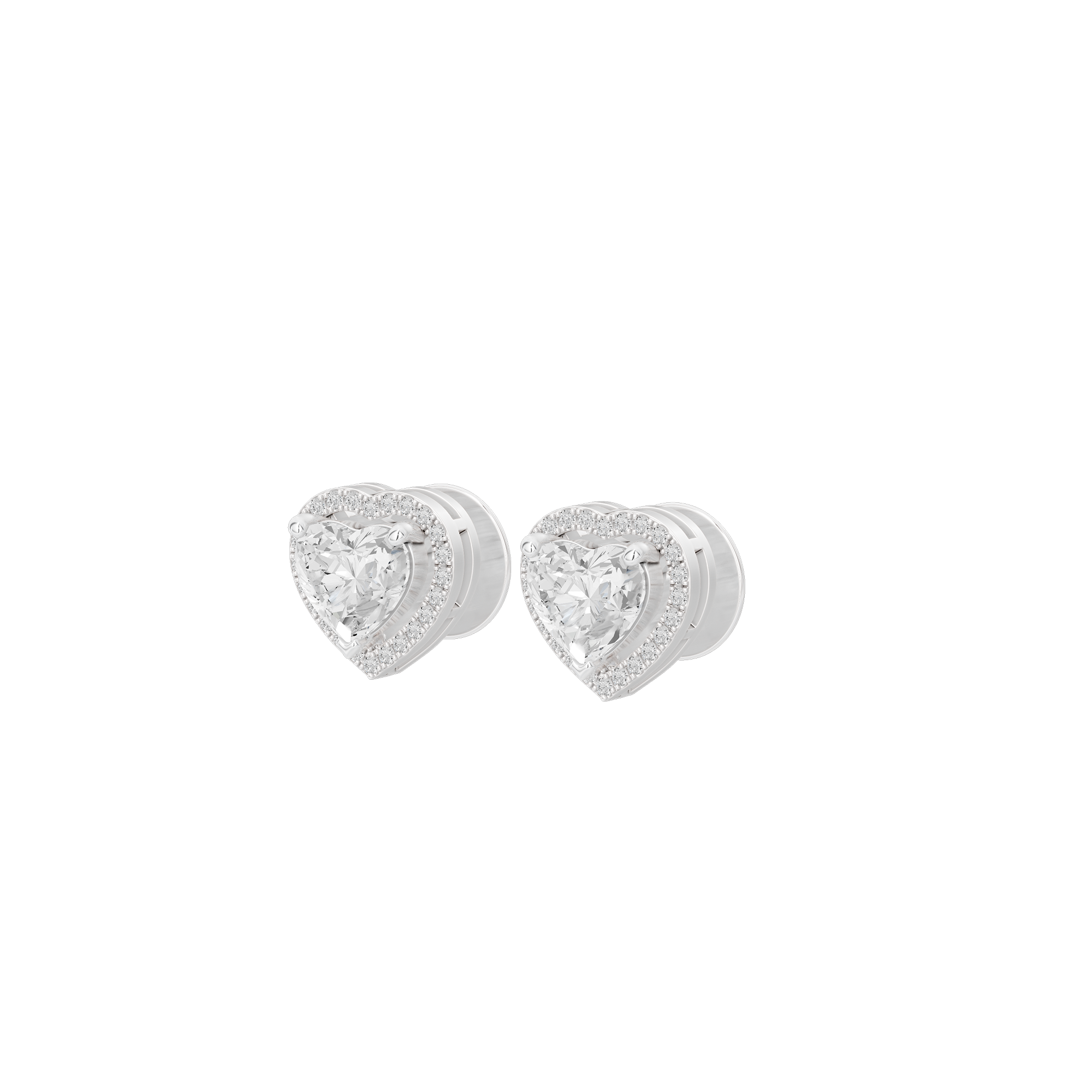 Heartspark Helo 1.278 Carat Lab Grown Diamond Stud Earrings