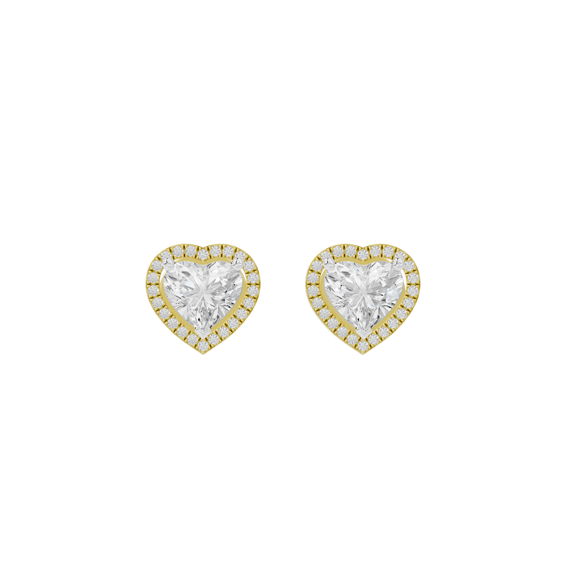Heartspark Helo 1.278 Carat Lab Grown Diamond Stud Earrings