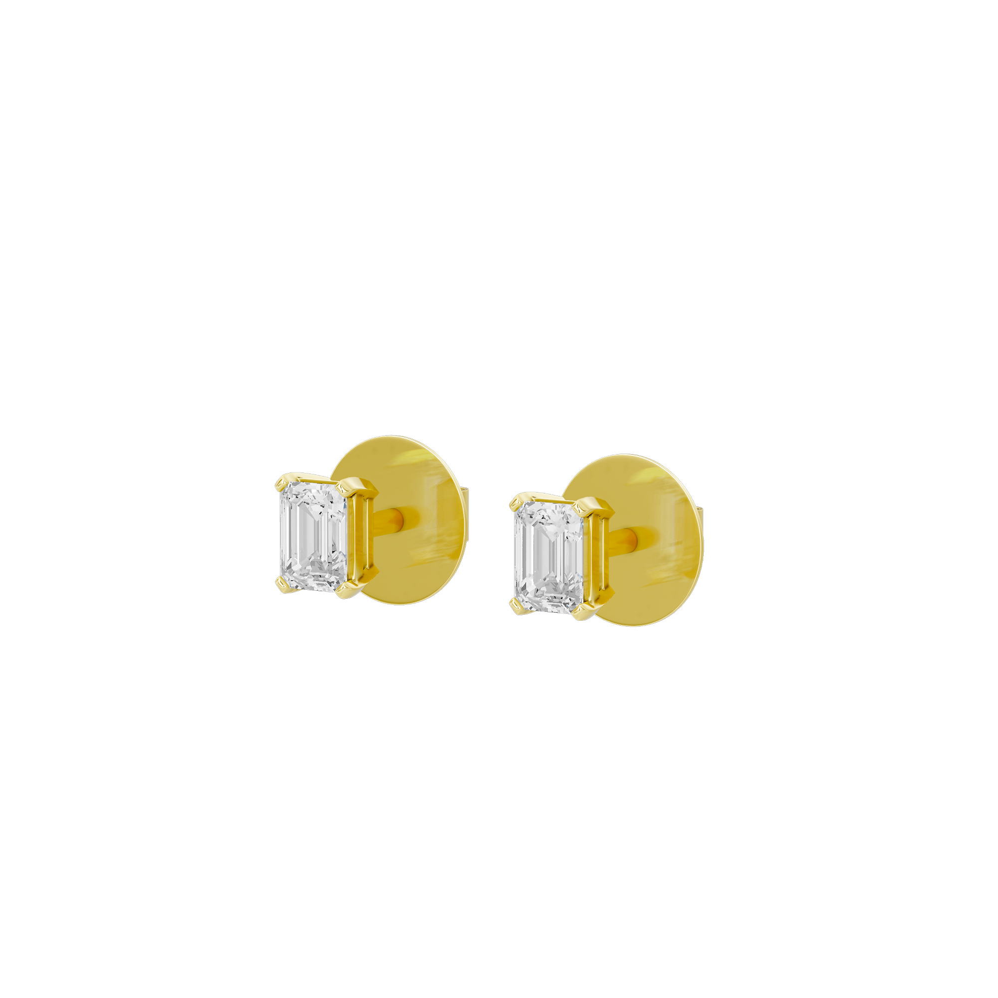 Icy Solitaire 0.939 Carat Lab Grown Diamond Stud Earrings