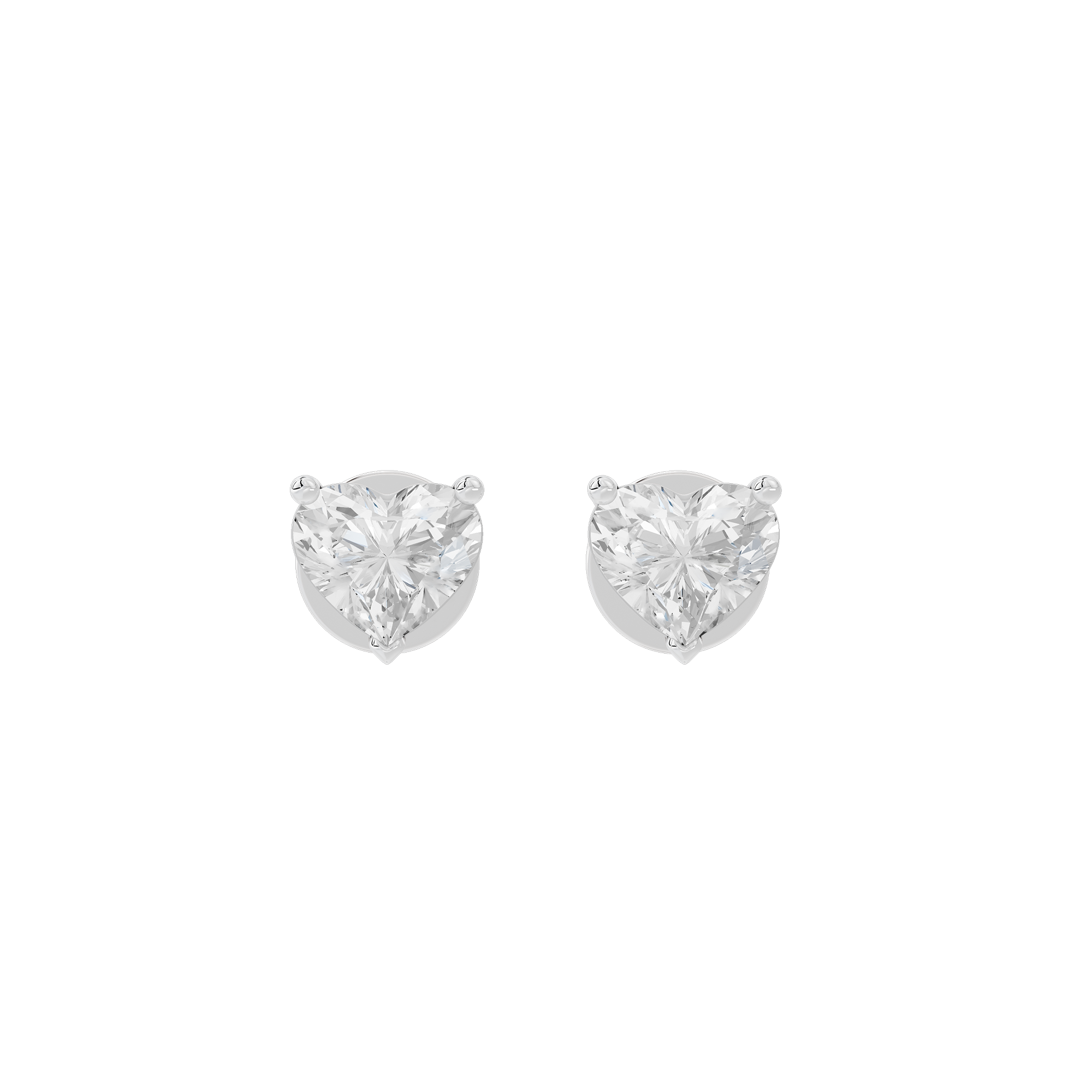 Drip in Love Solitaire 2.058 Carat Lab Grown Diamond Stud Earrings
