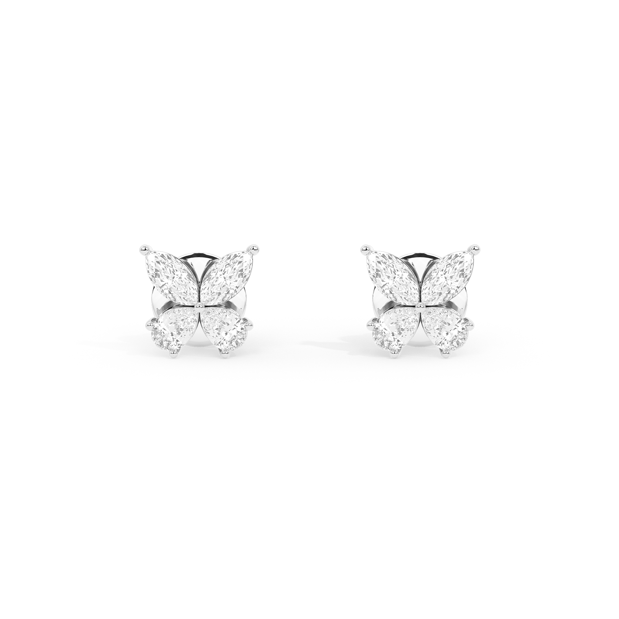 GlimmerWings 1.074 Carat Lab Grown Diamond Earrings