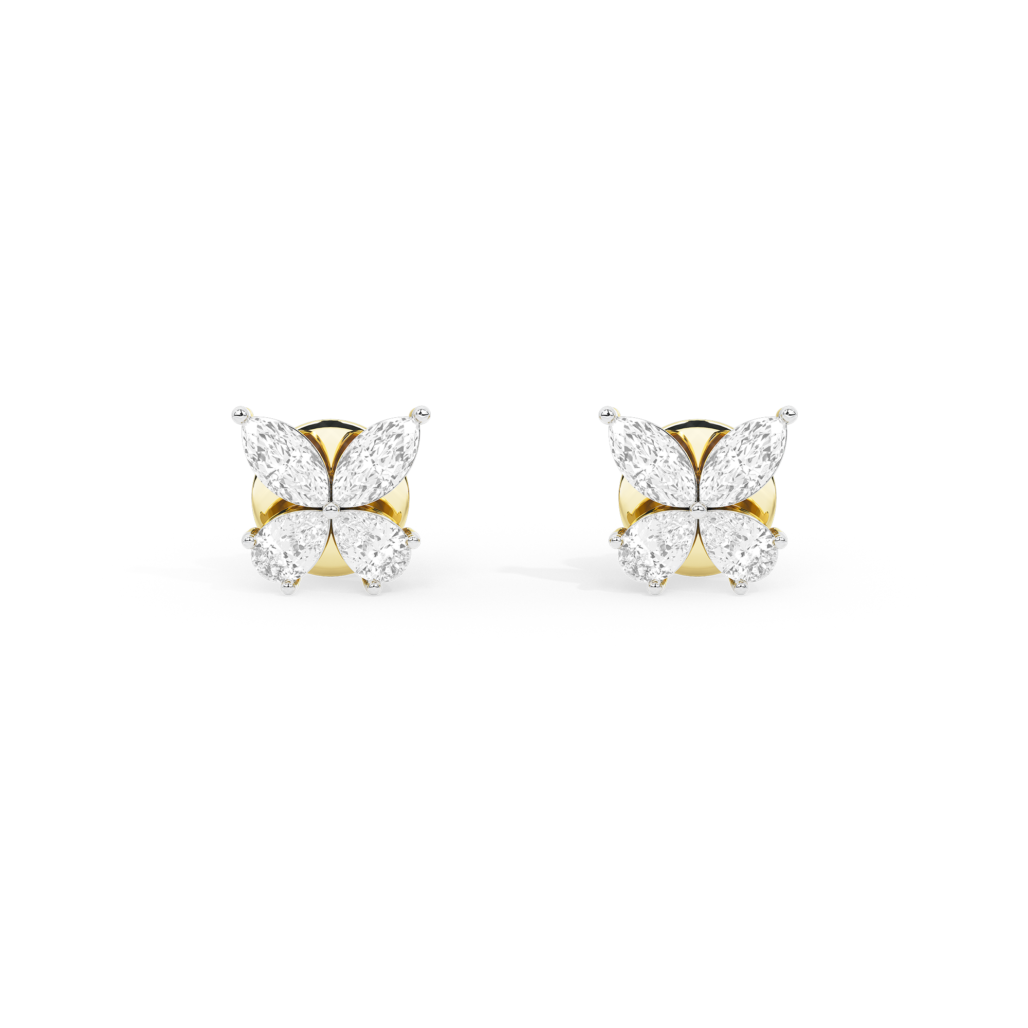 GlimmerWings 1.074 Carat Lab Grown Diamond Earrings