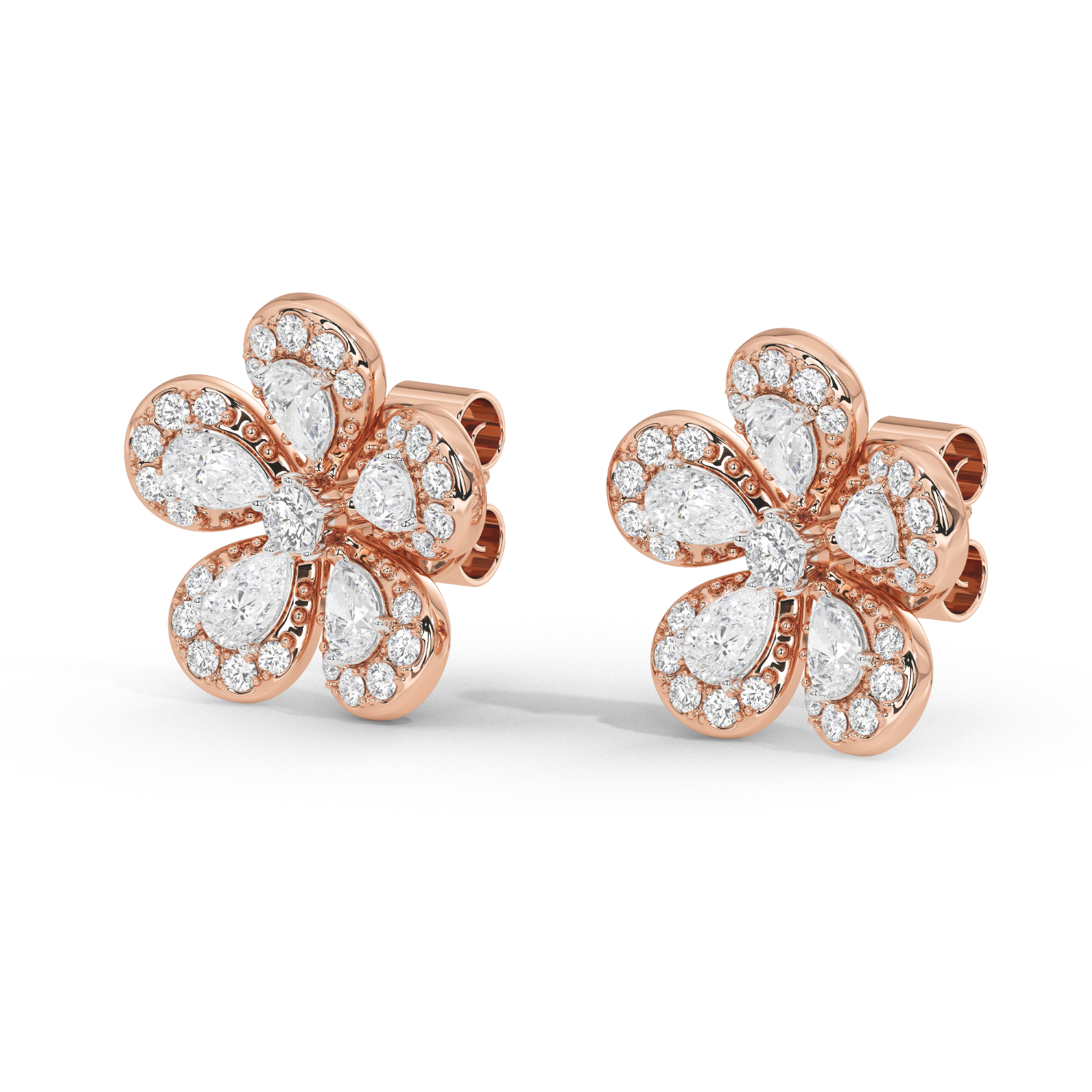 BloomBling 2.354 Carat Lab Grown Diamond Studs