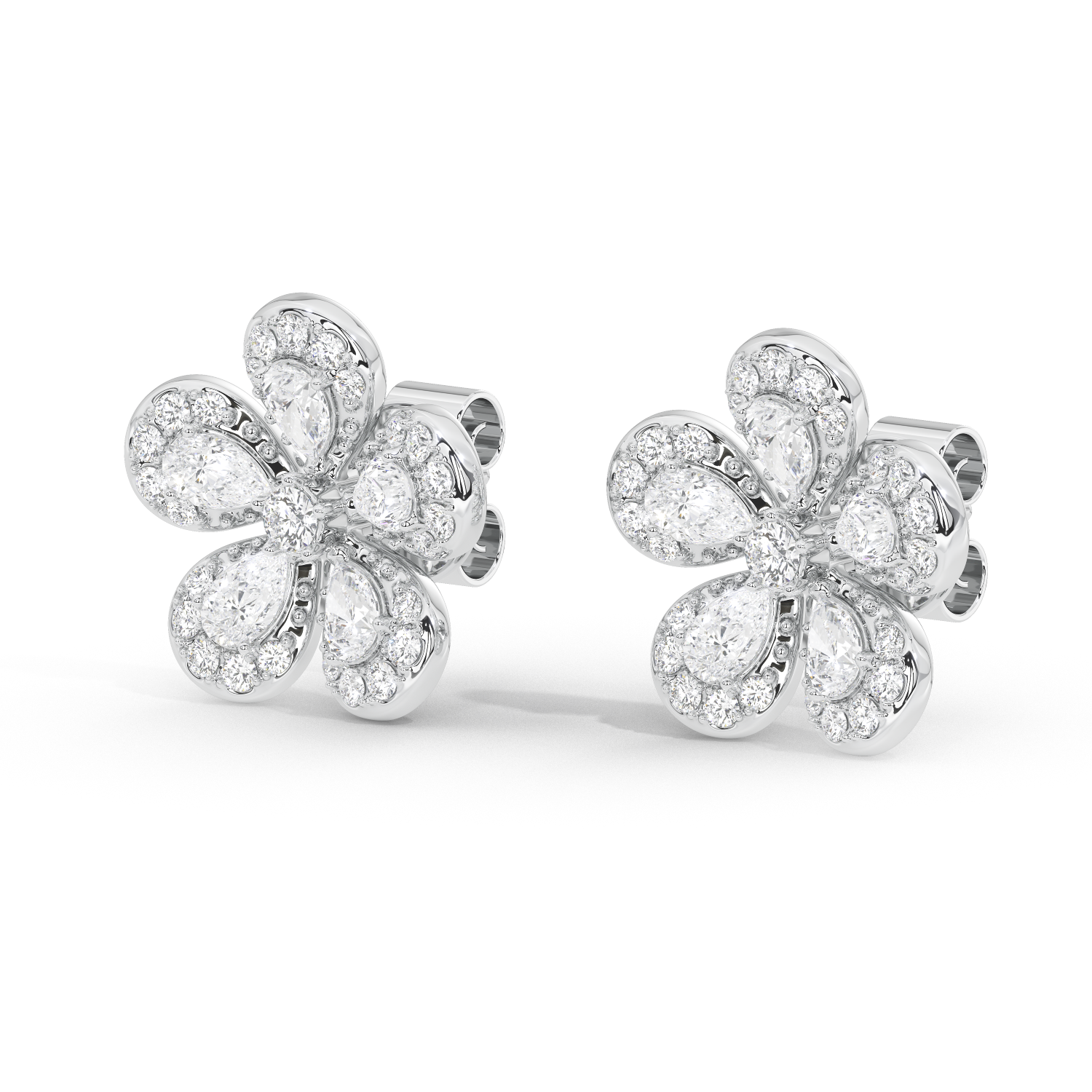 BloomBling 2.354 Carat Lab Grown Diamond Studs