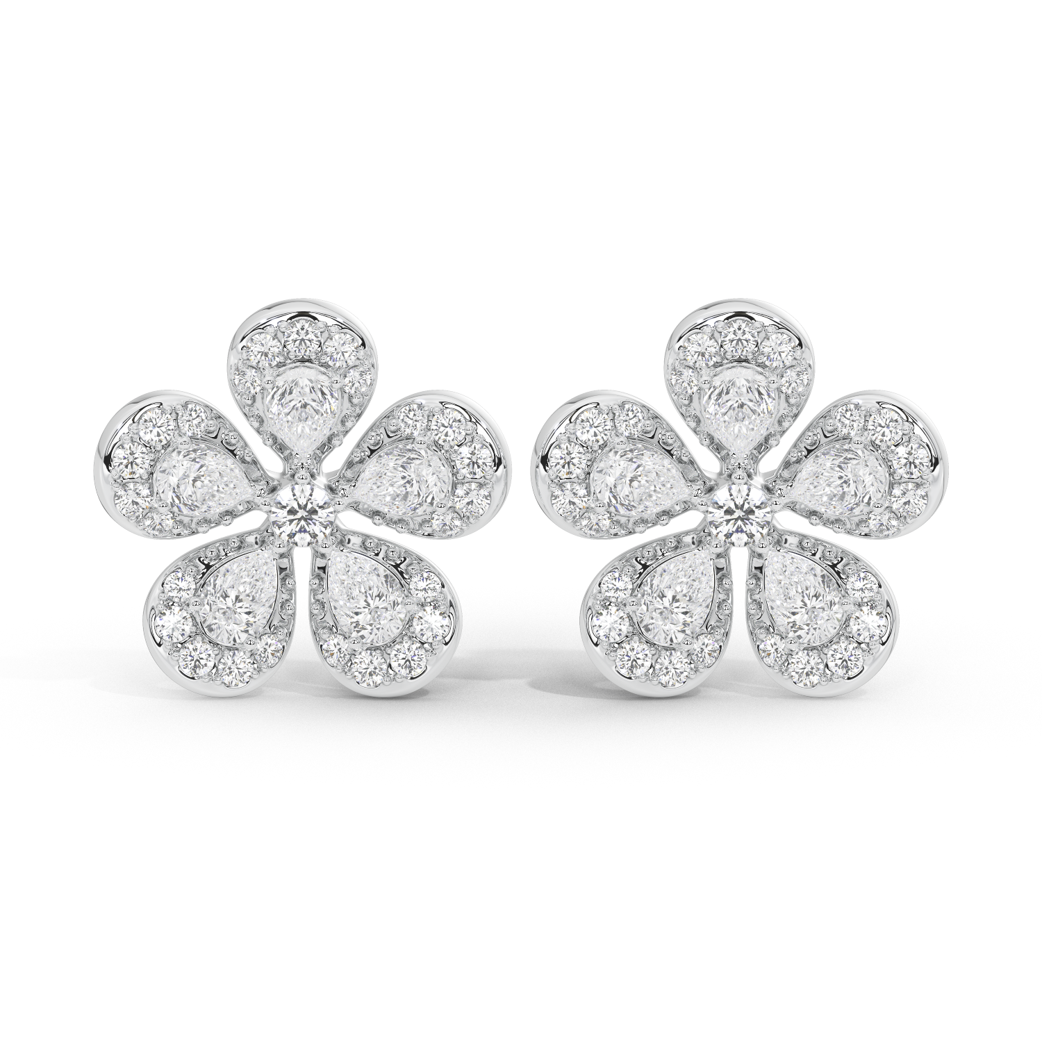 BloomBling 2.354 Carat Lab Grown Diamond Studs