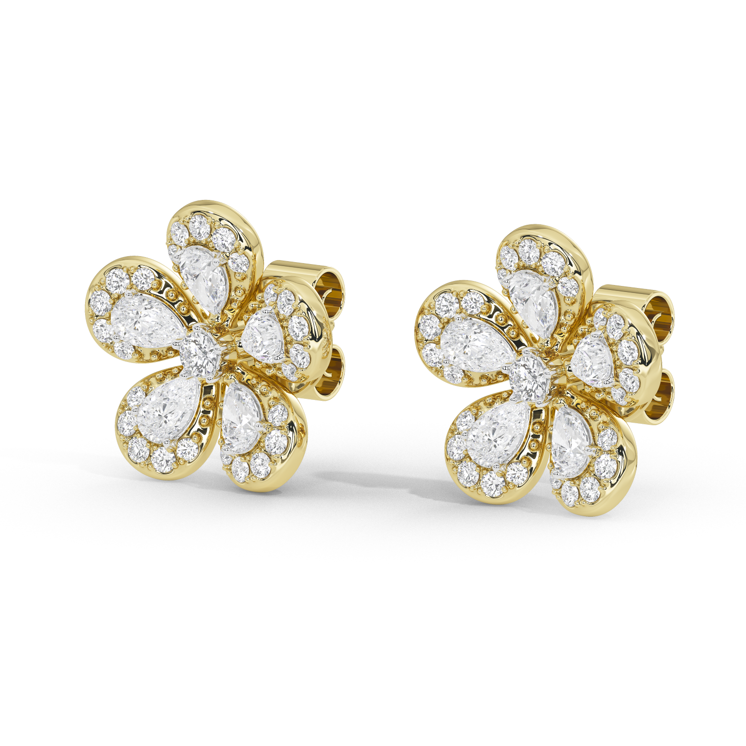 BloomBling 2.354 Carat Lab Grown Diamond Studs