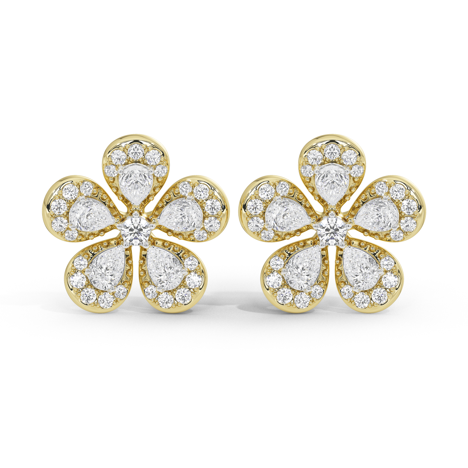 BloomBling 2.354 Carat Lab Grown Diamond Studs
