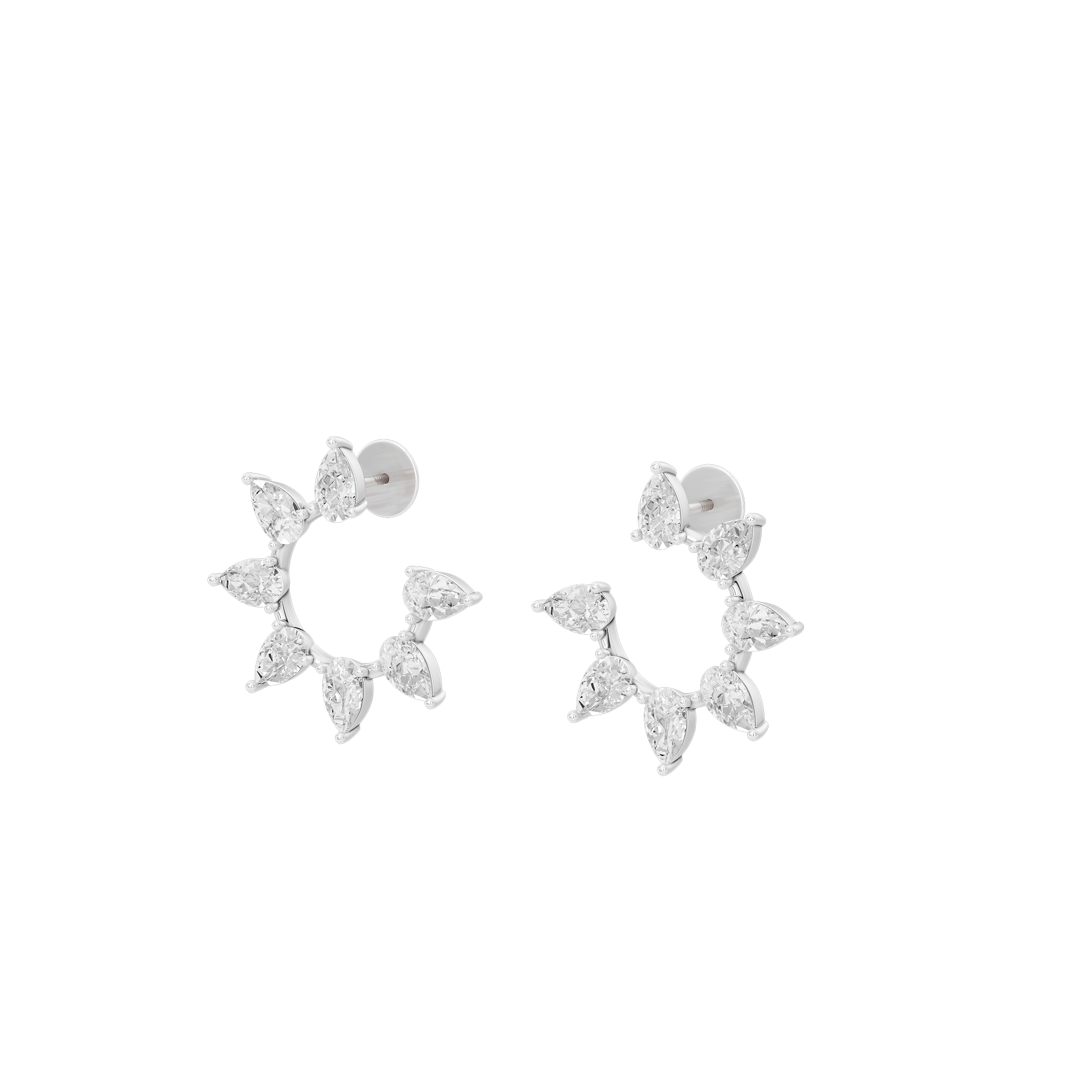 Stardust Streak 2.798 Carat Lab Grown Diamond Earrings