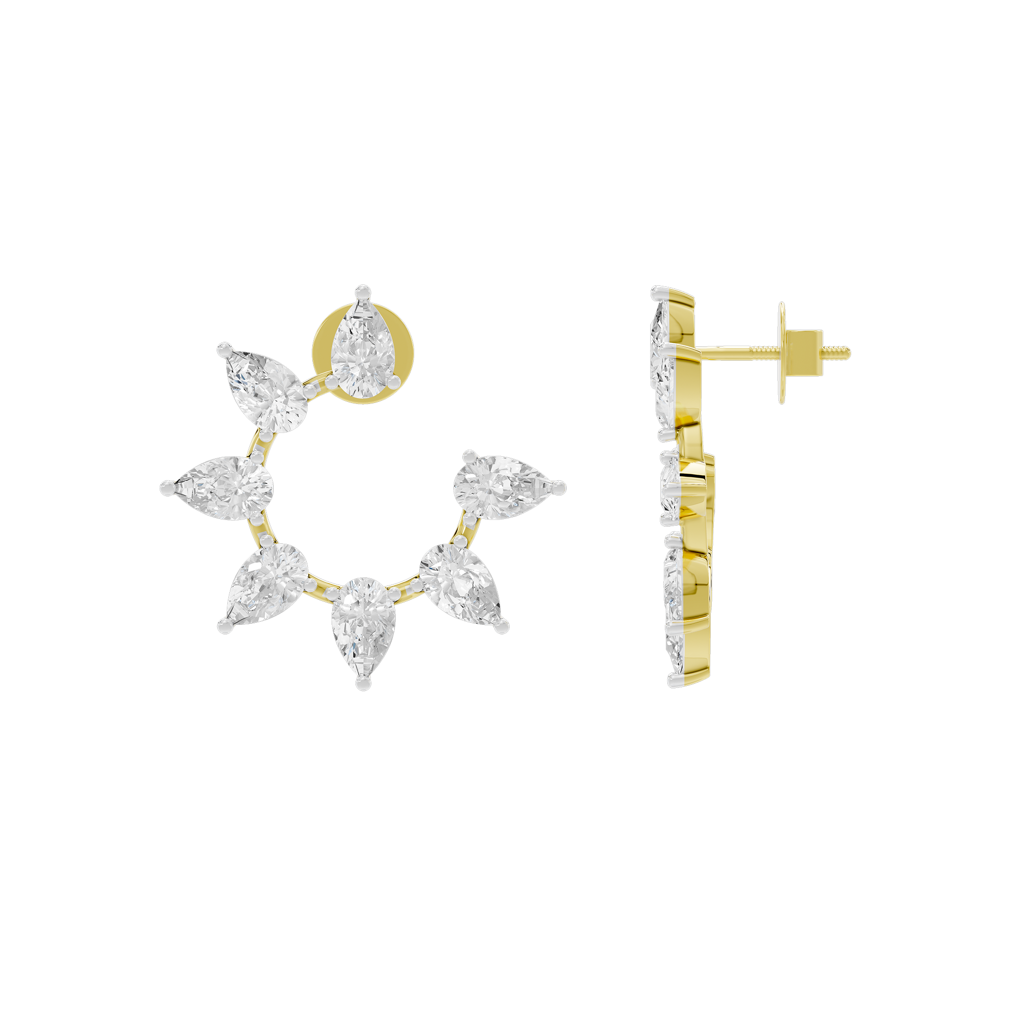 Stardust Streak 2.798 Carat Lab Grown Diamond Earrings
