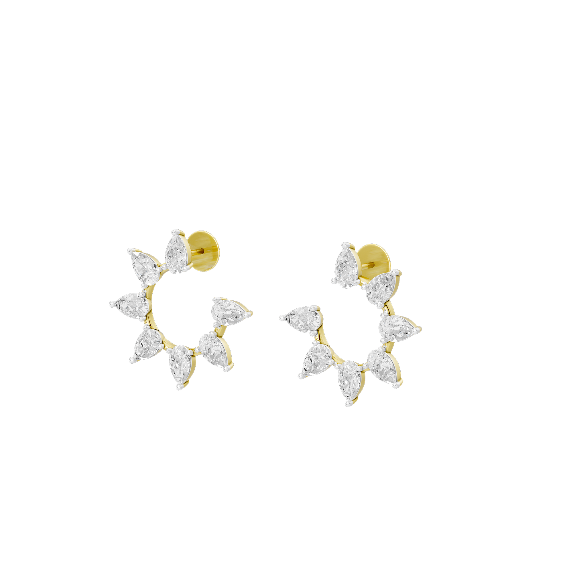 Stardust Streak 2.798 Carat Lab Grown Diamond Earrings