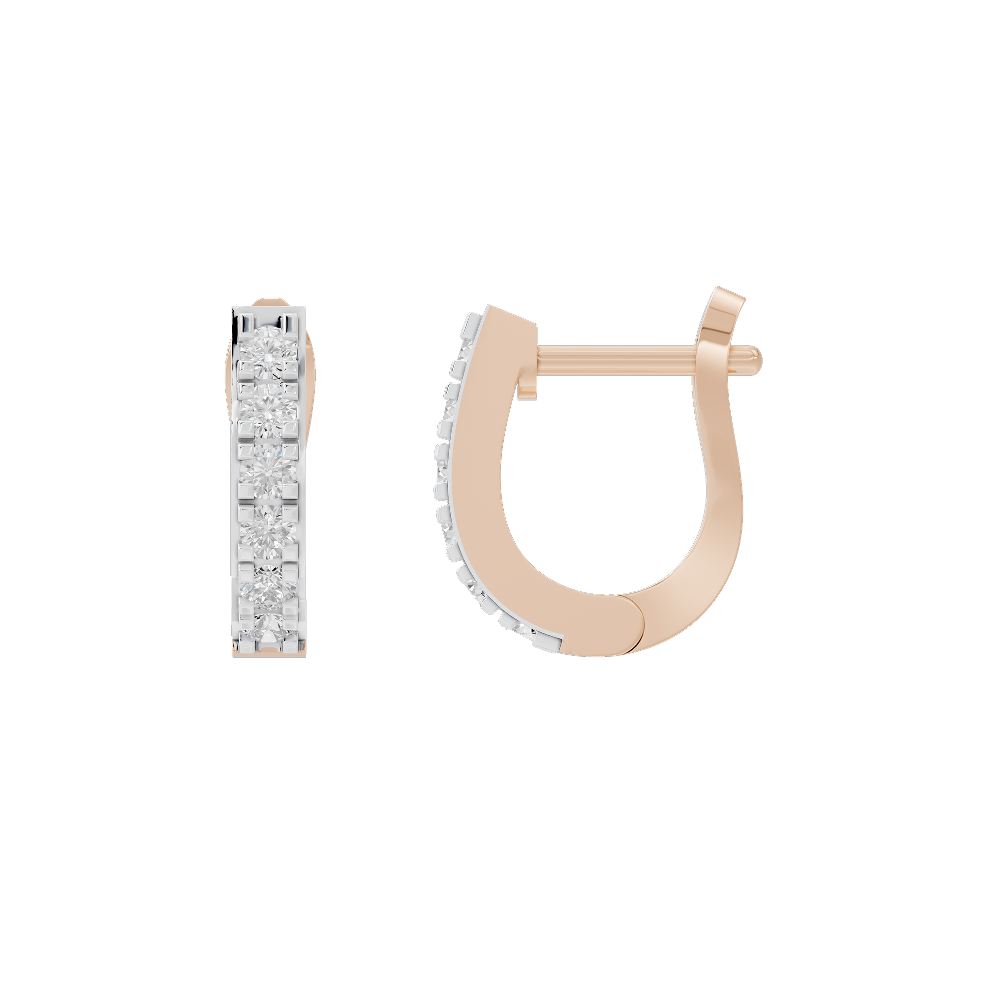 Glint Hoops 0.454 Lab Grown Diamond Earring