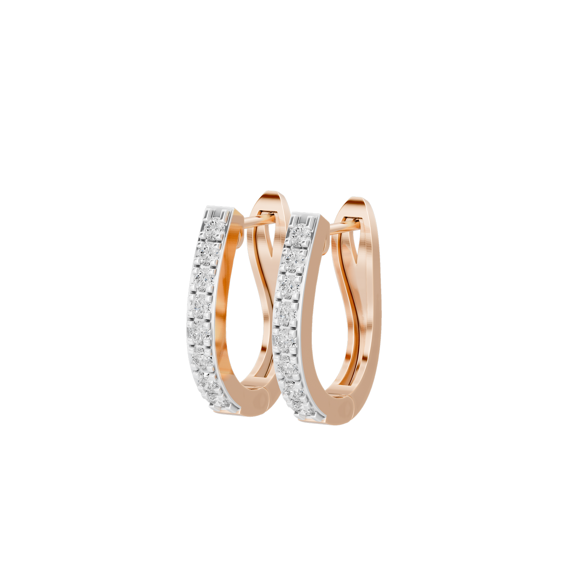EdgeLight Hoops 0.708 Carat Lab Grown Diamond