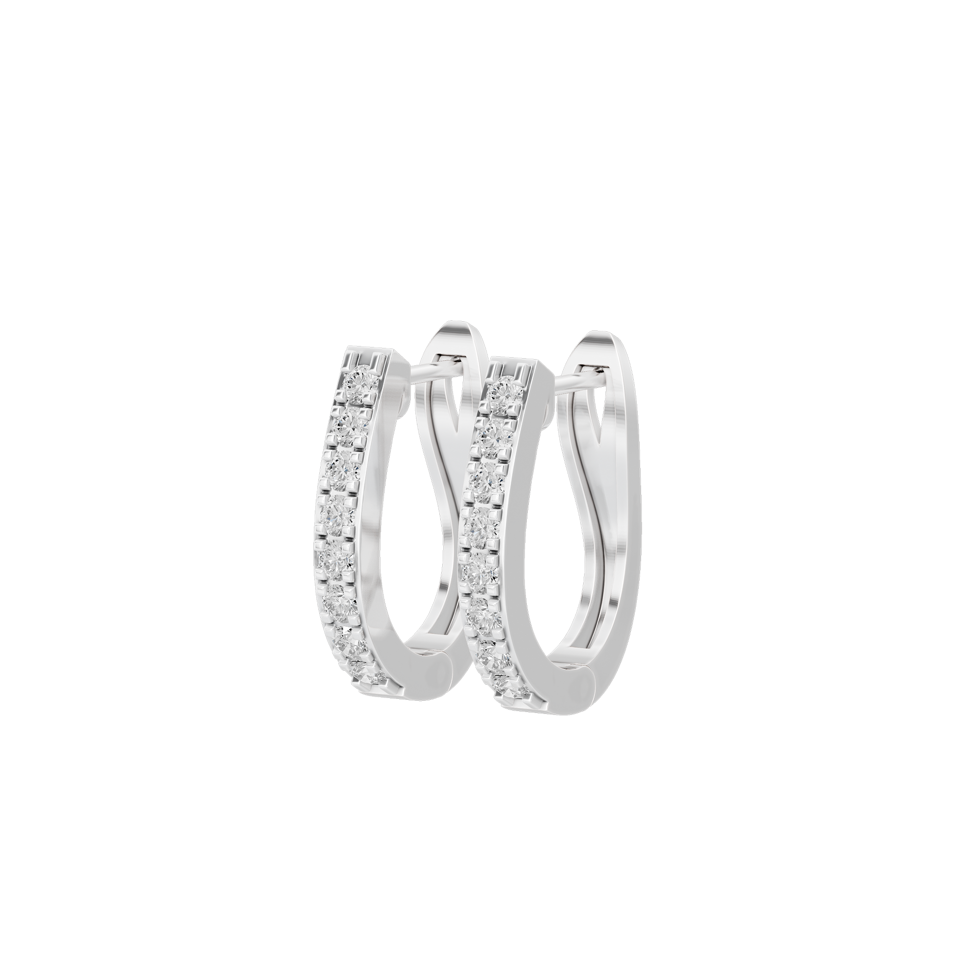 EdgeLight Hoops 0.708 Carat Lab Grown Diamond