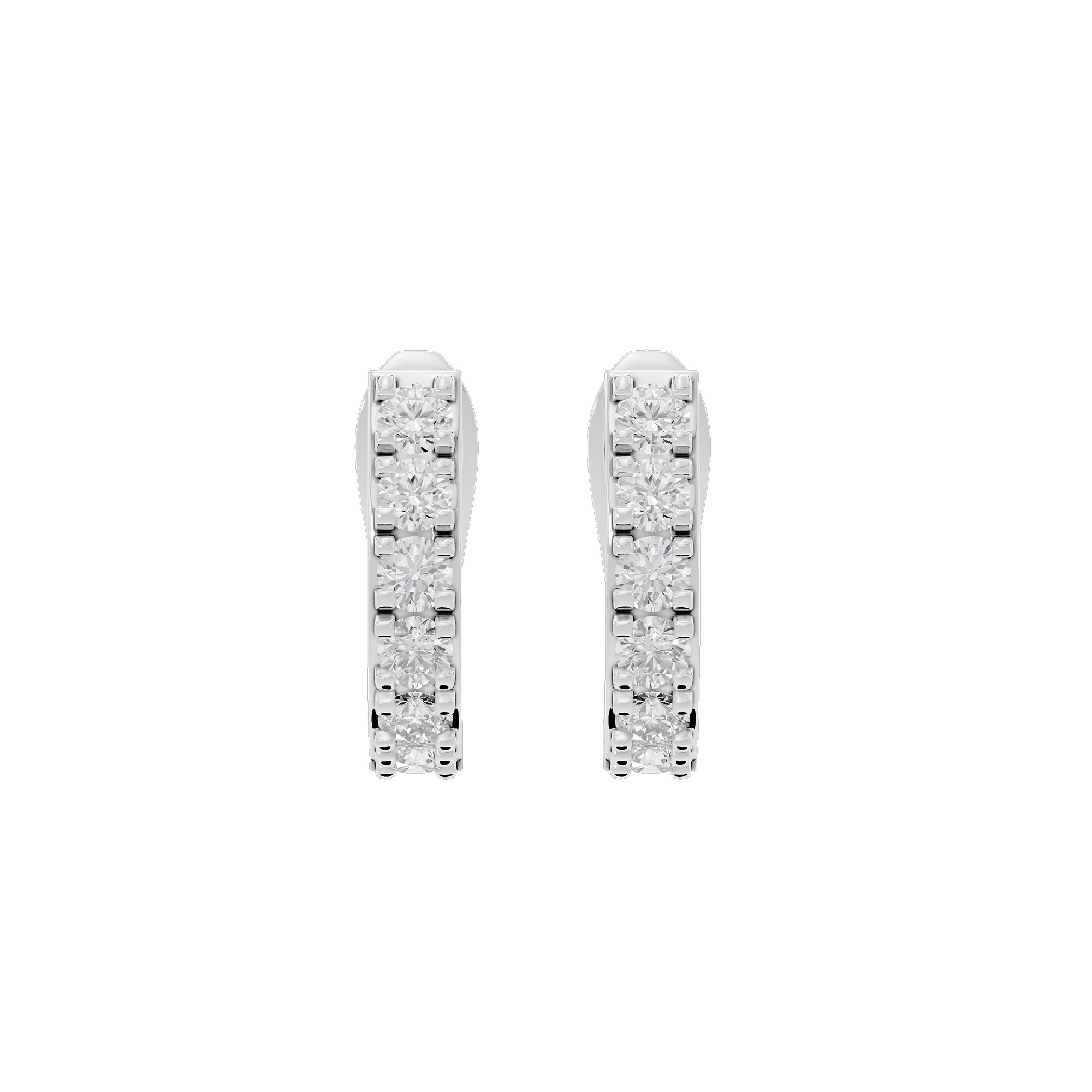 StarStruck Hoops 2.21 Carat Lab Grown Diamond Earrings