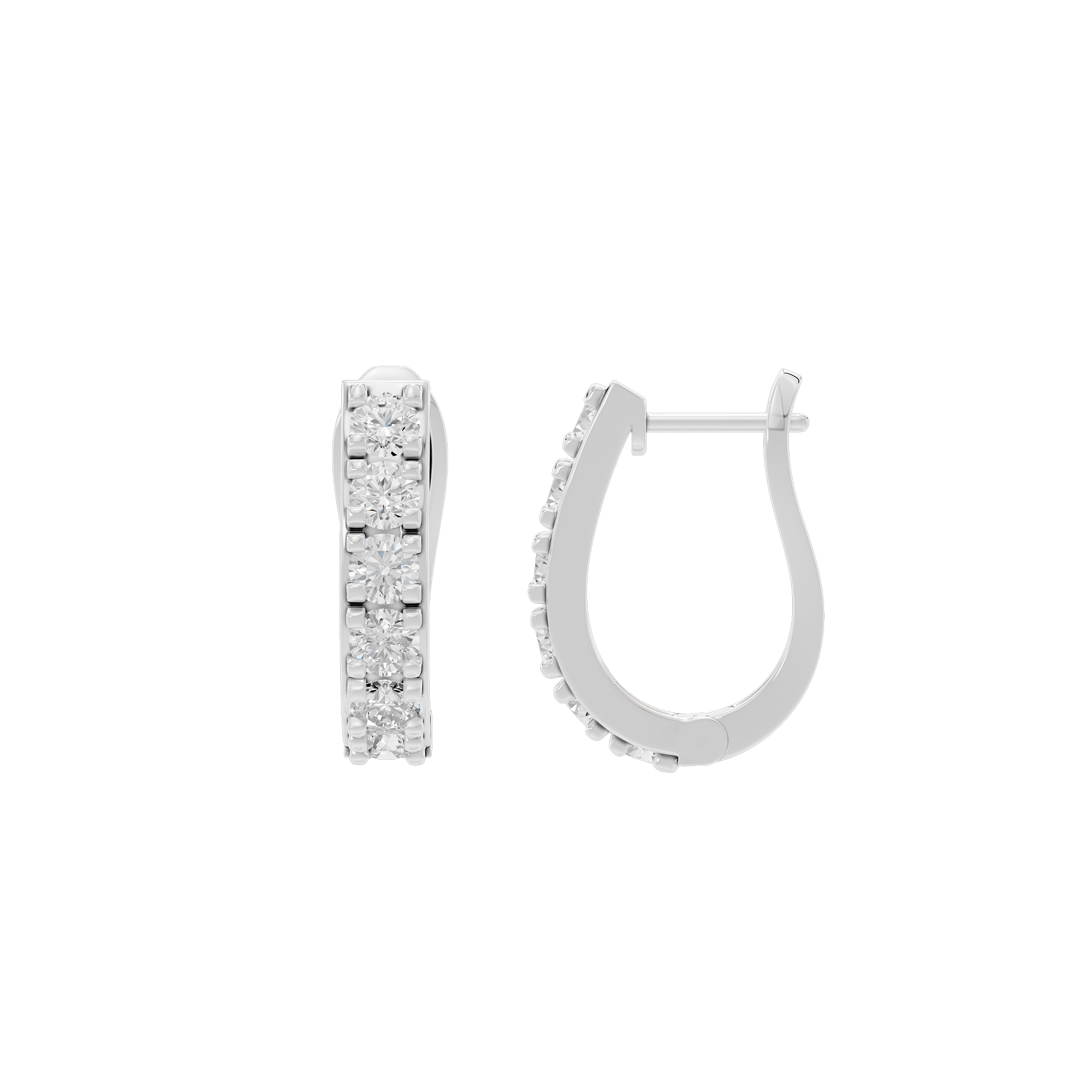 StarStruck Hoops 2.21 Carat Lab Grown Diamond Earrings