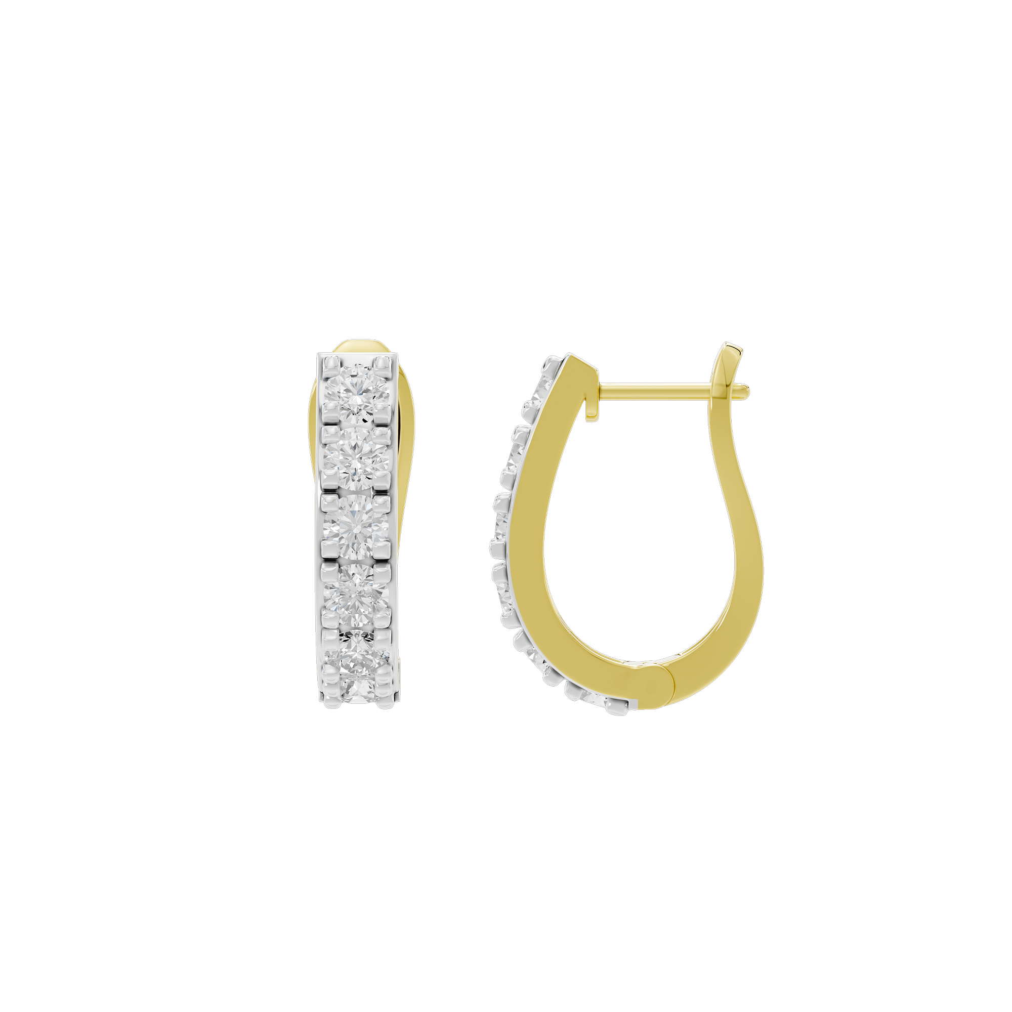 StarStruck Hoops 2.21 Carat Lab Grown Diamond Earrings