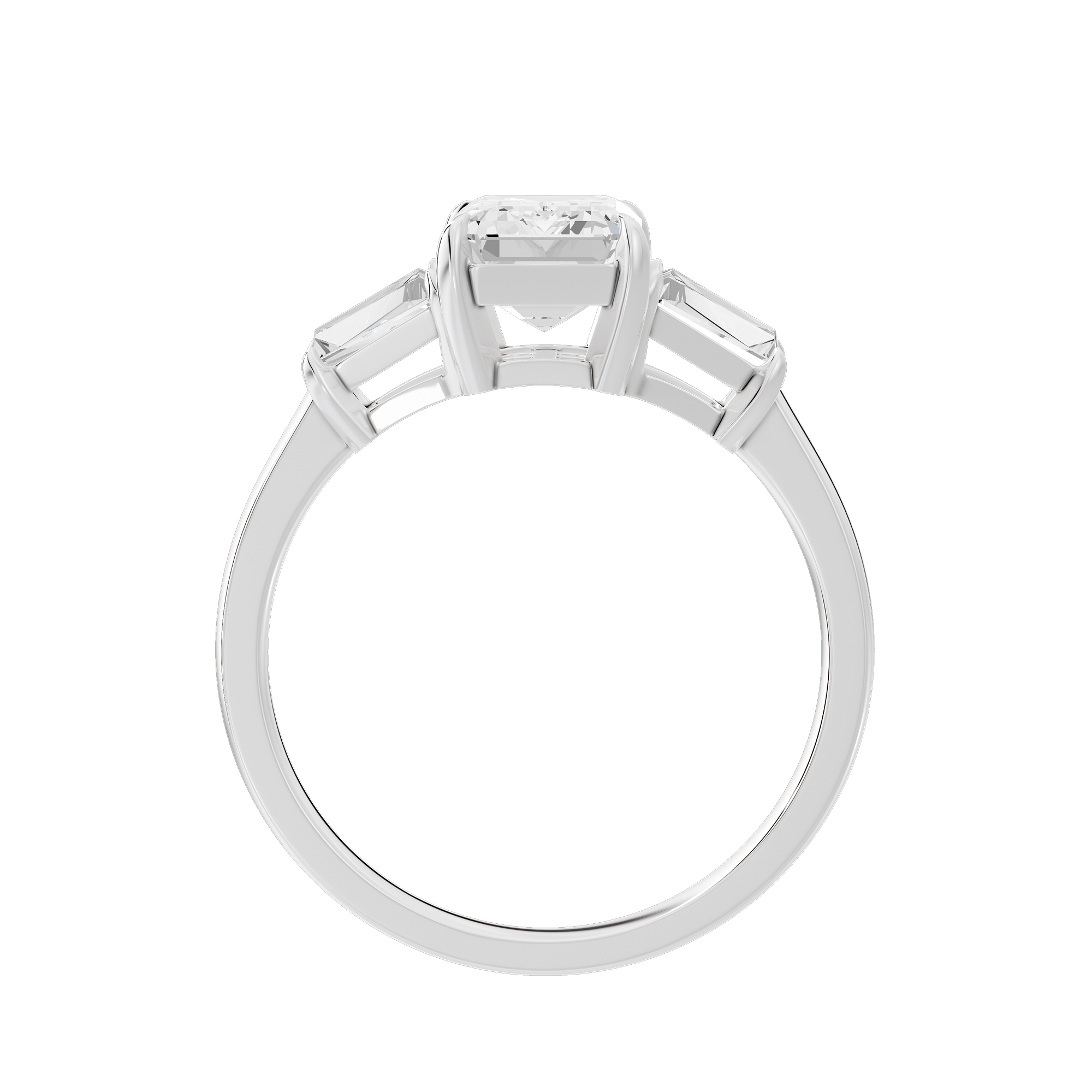 Glimmertok Trio 2.89 Lab Grown Diamond Ring