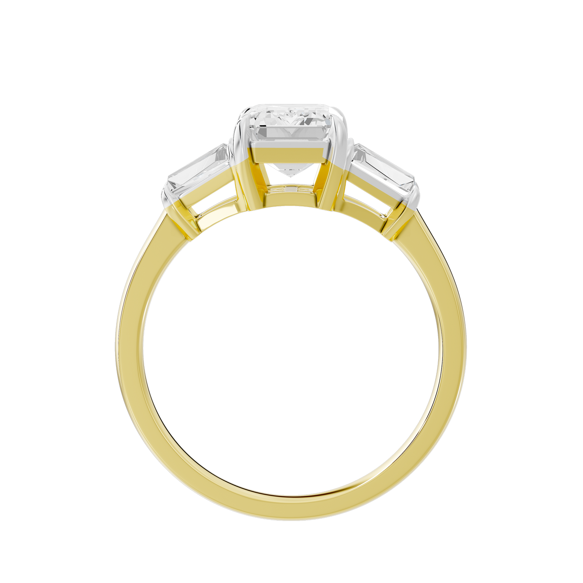Glimmertok Trio 2.89 Lab Grown Diamond Ring
