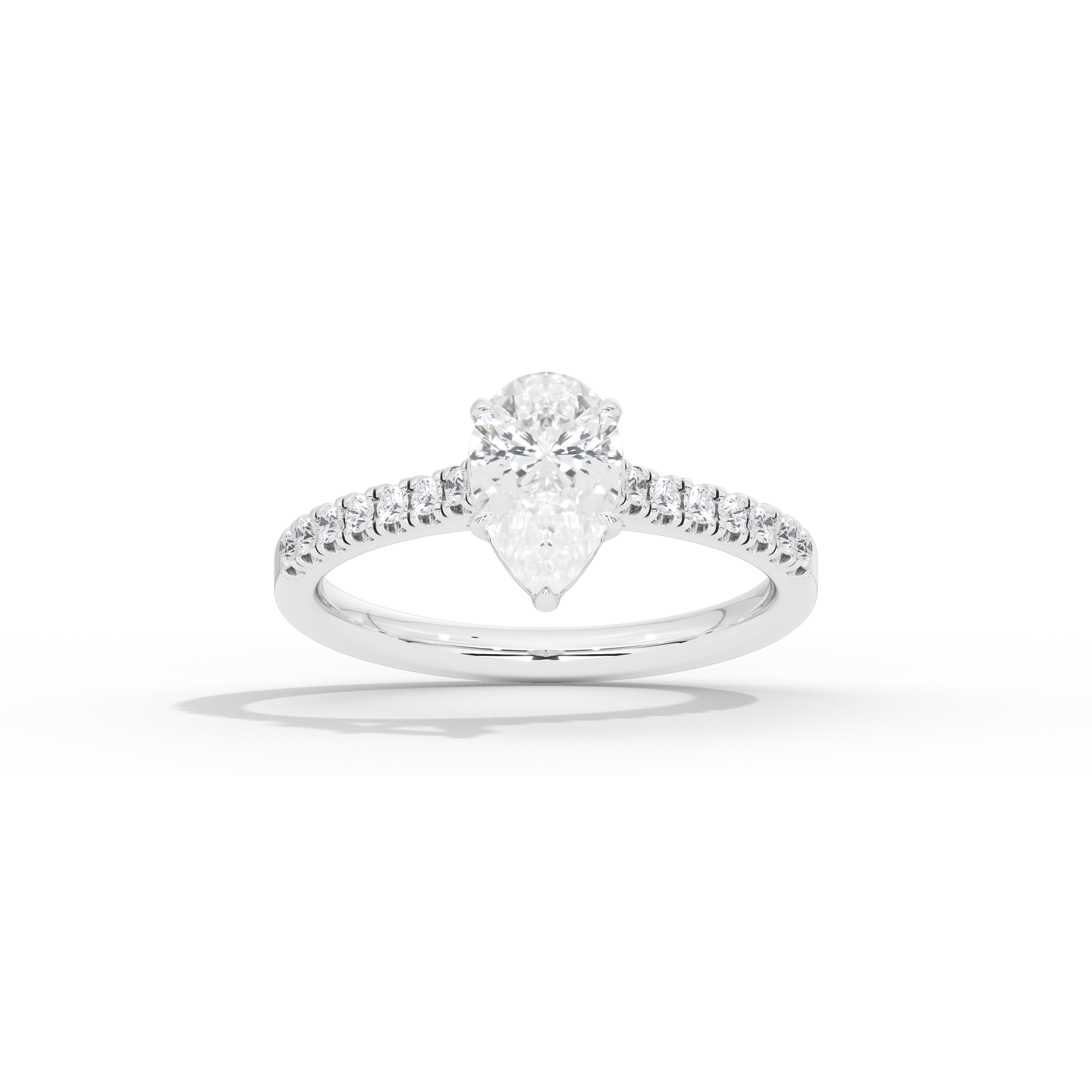 PurePear Singula 1.301 Carat Lab Grown Diamond Ring