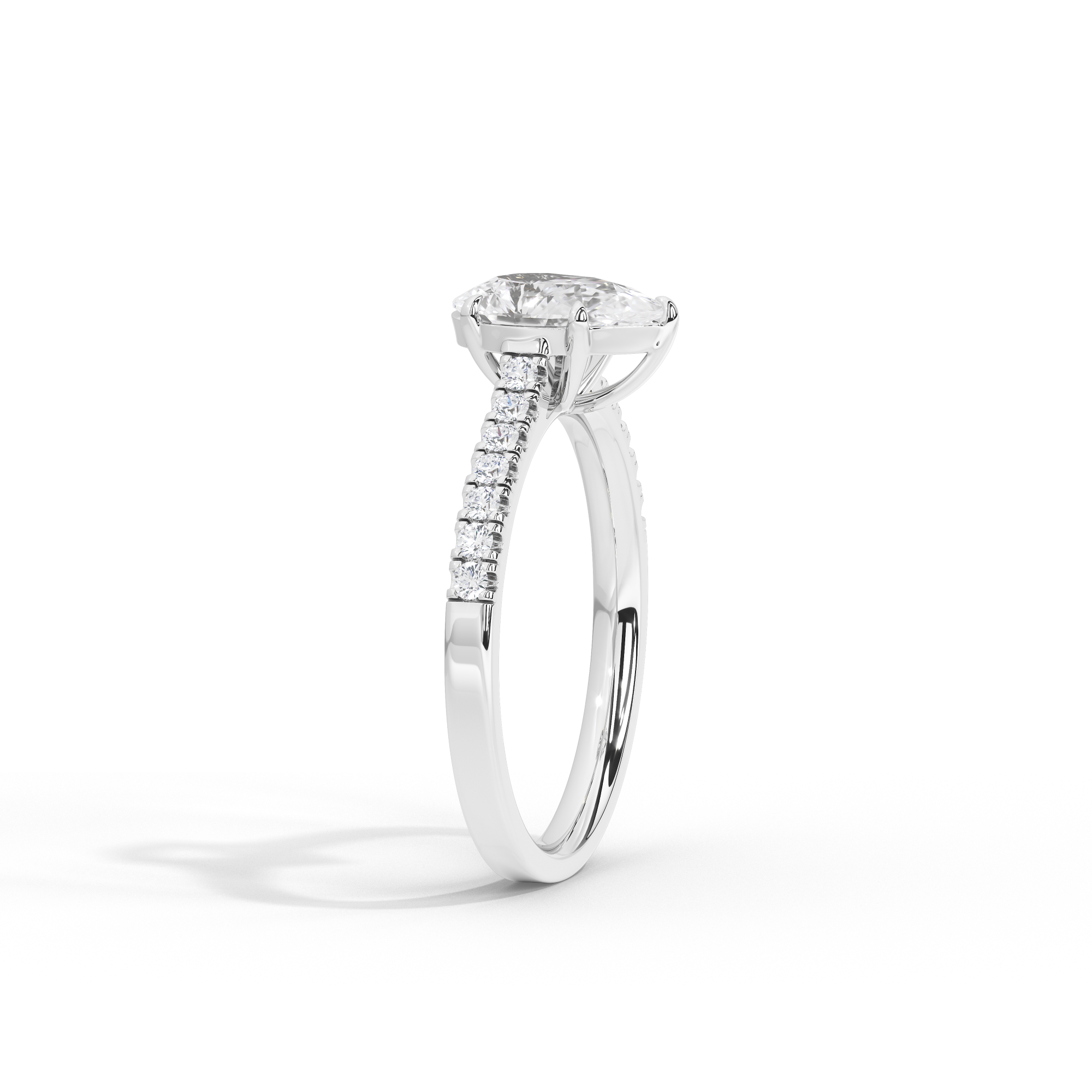 PurePear Singula 1.301 Carat Lab Grown Diamond Ring