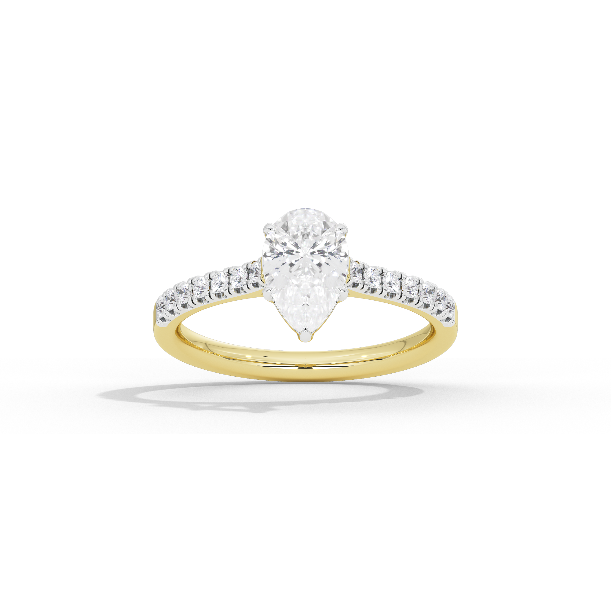 PurePear Singula 1.301 Carat Lab Grown Diamond Ring