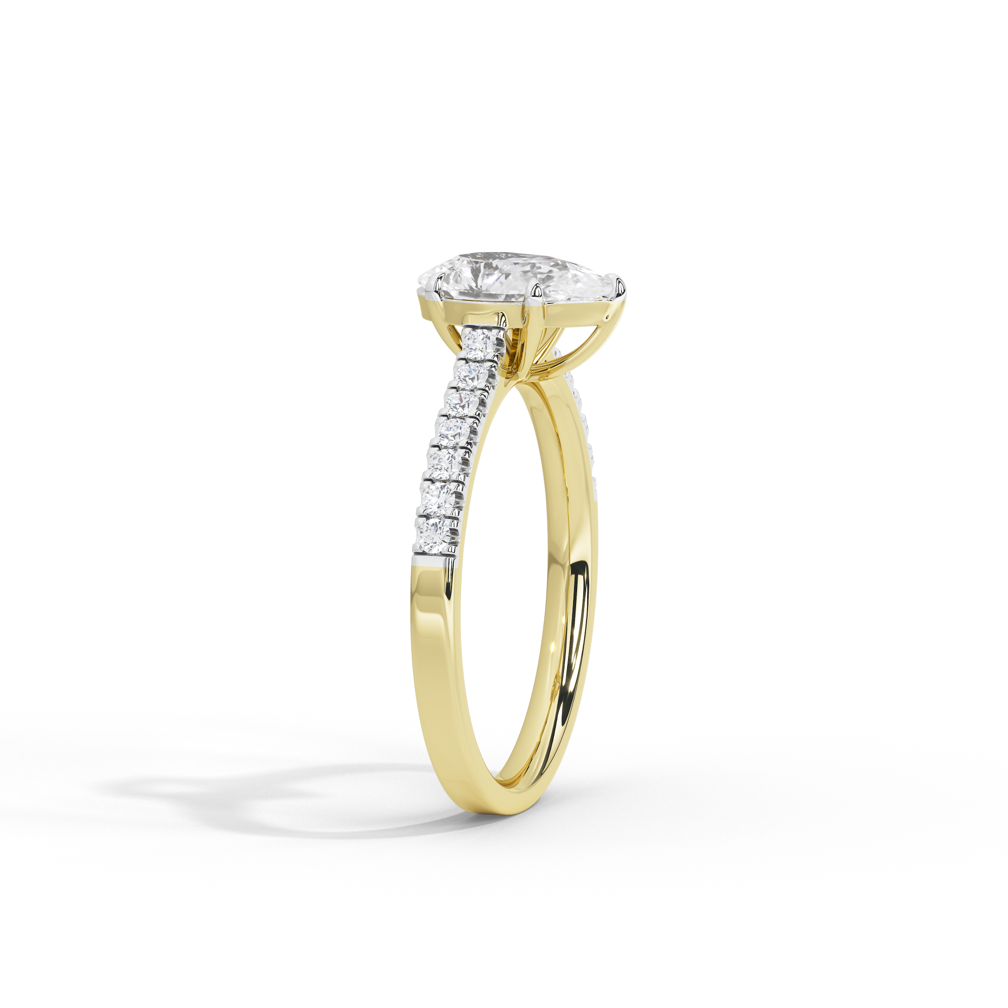 PurePear Singula 1.301 Carat Lab Grown Diamond Ring