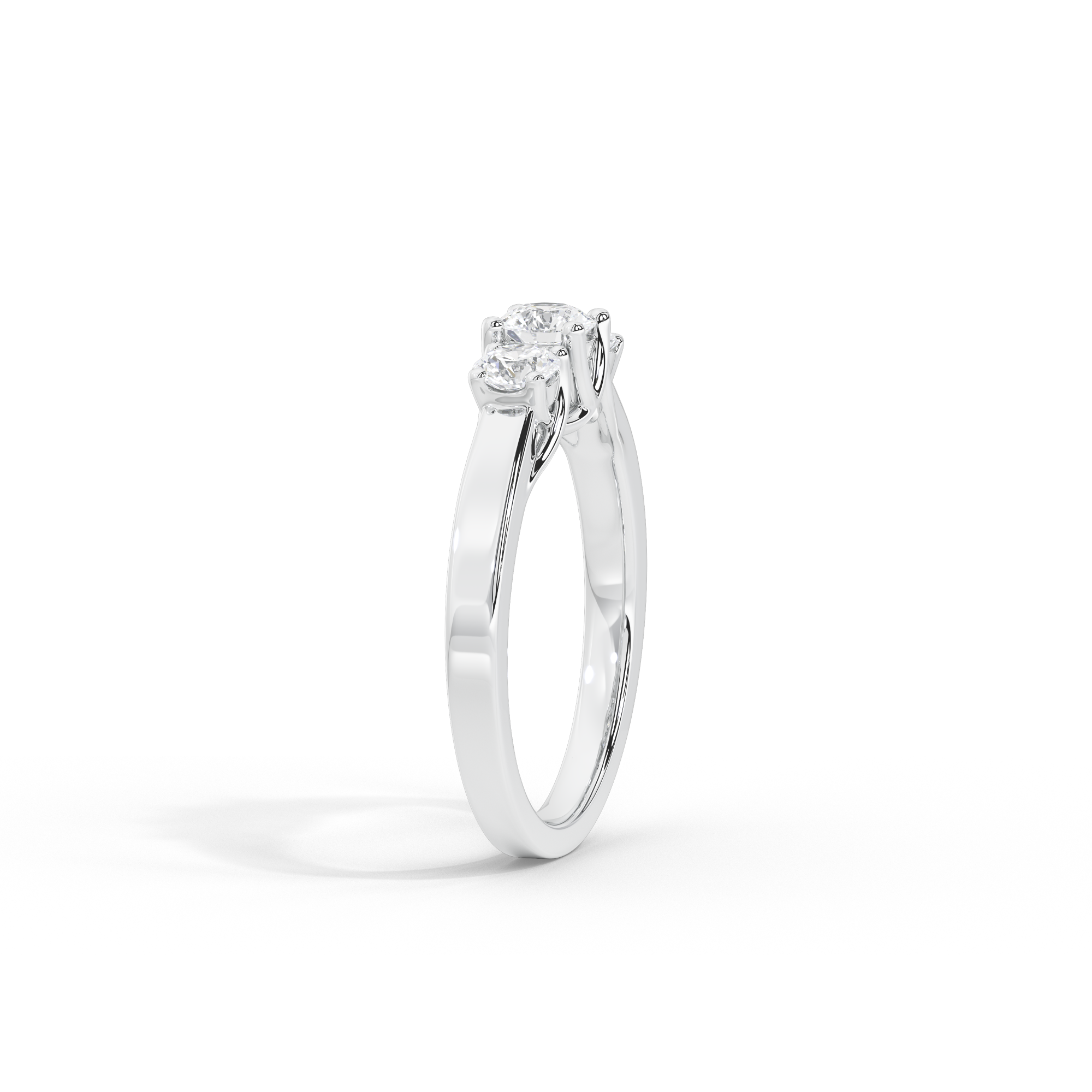 Trinity Glow 0.599 Carat Lab Grown Diamond Ring