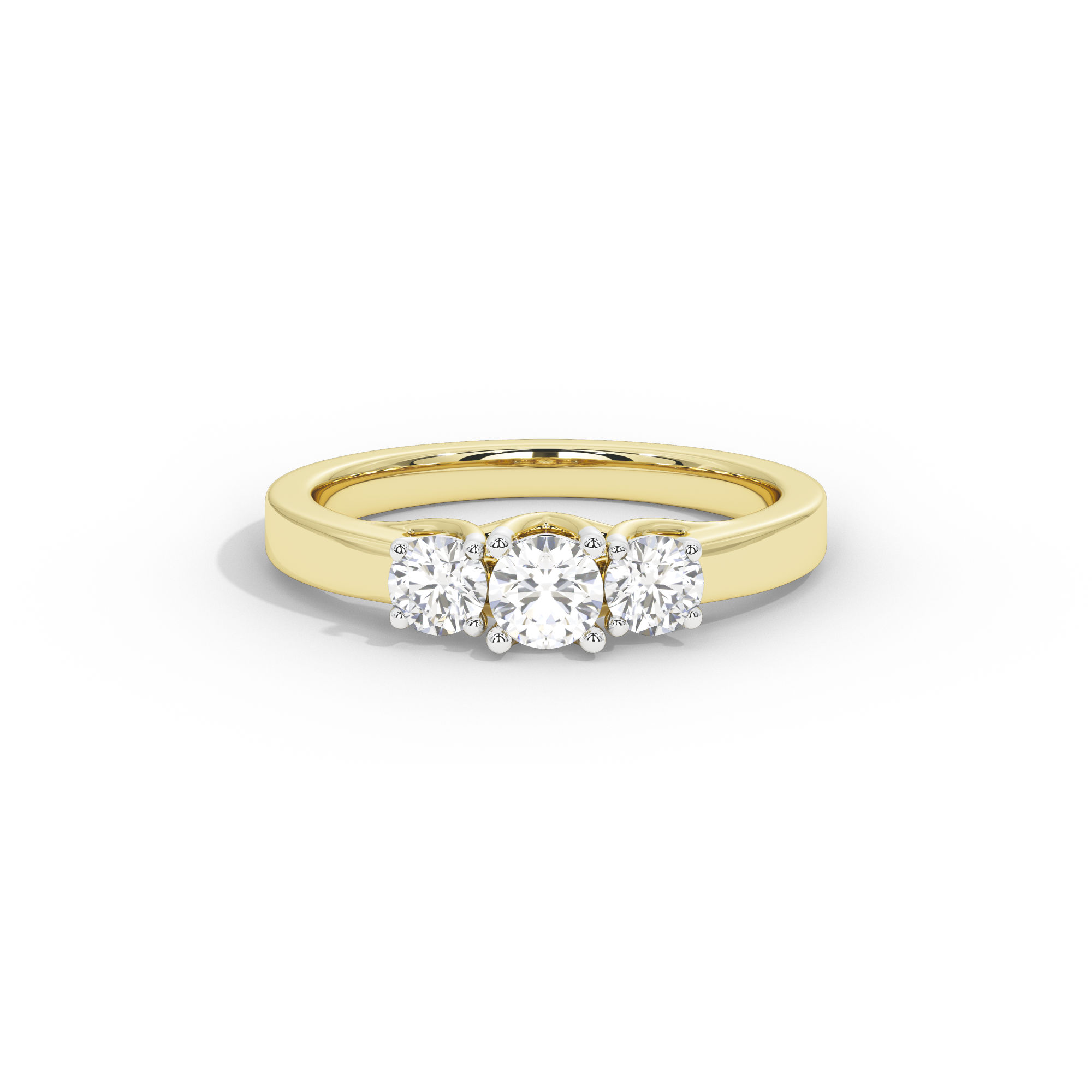 Trinity Glow 0.599 Carat Lab Grown Diamond Ring