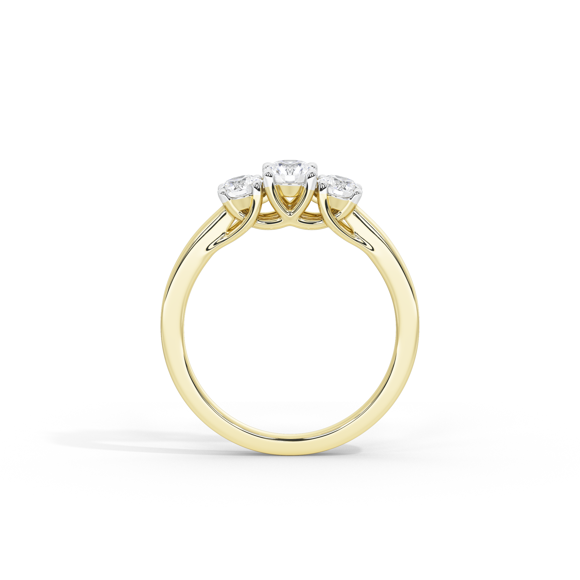 Trinity Glow 0.599 Carat Lab Grown Diamond Ring