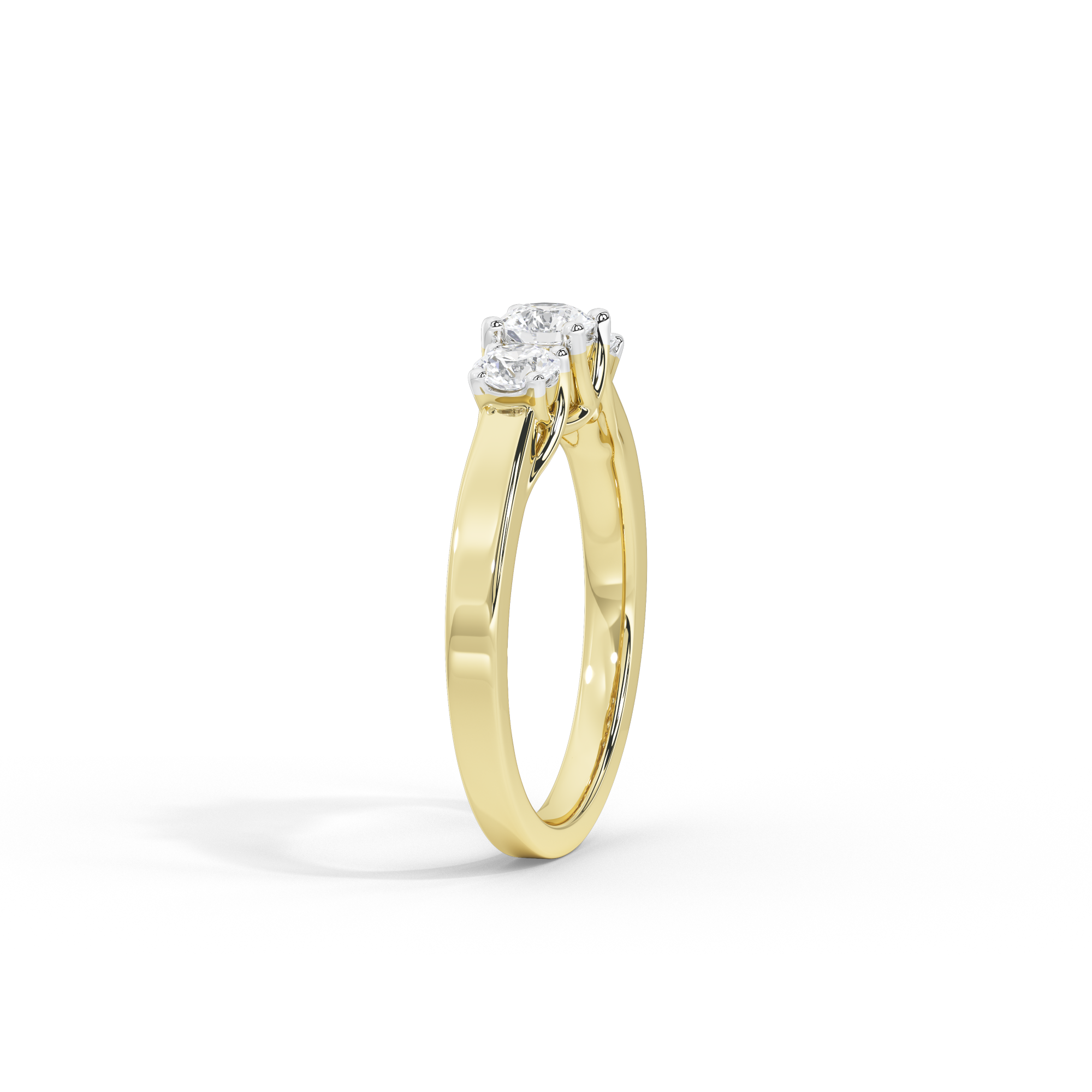 Trinity Glow 0.599 Carat Lab Grown Diamond Ring