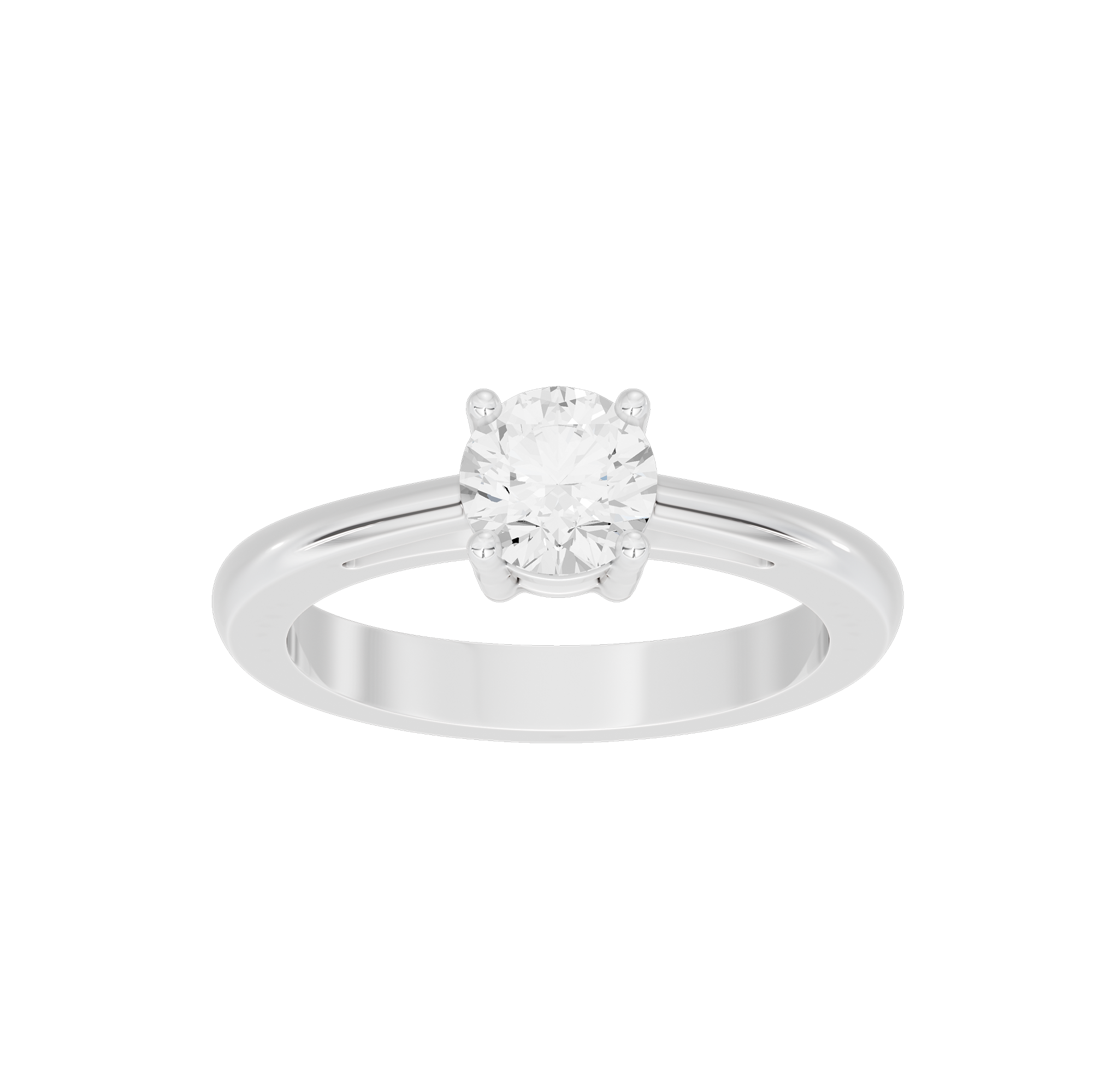 True One Singula 0.925 Carat Lab Grown Diamond Ring