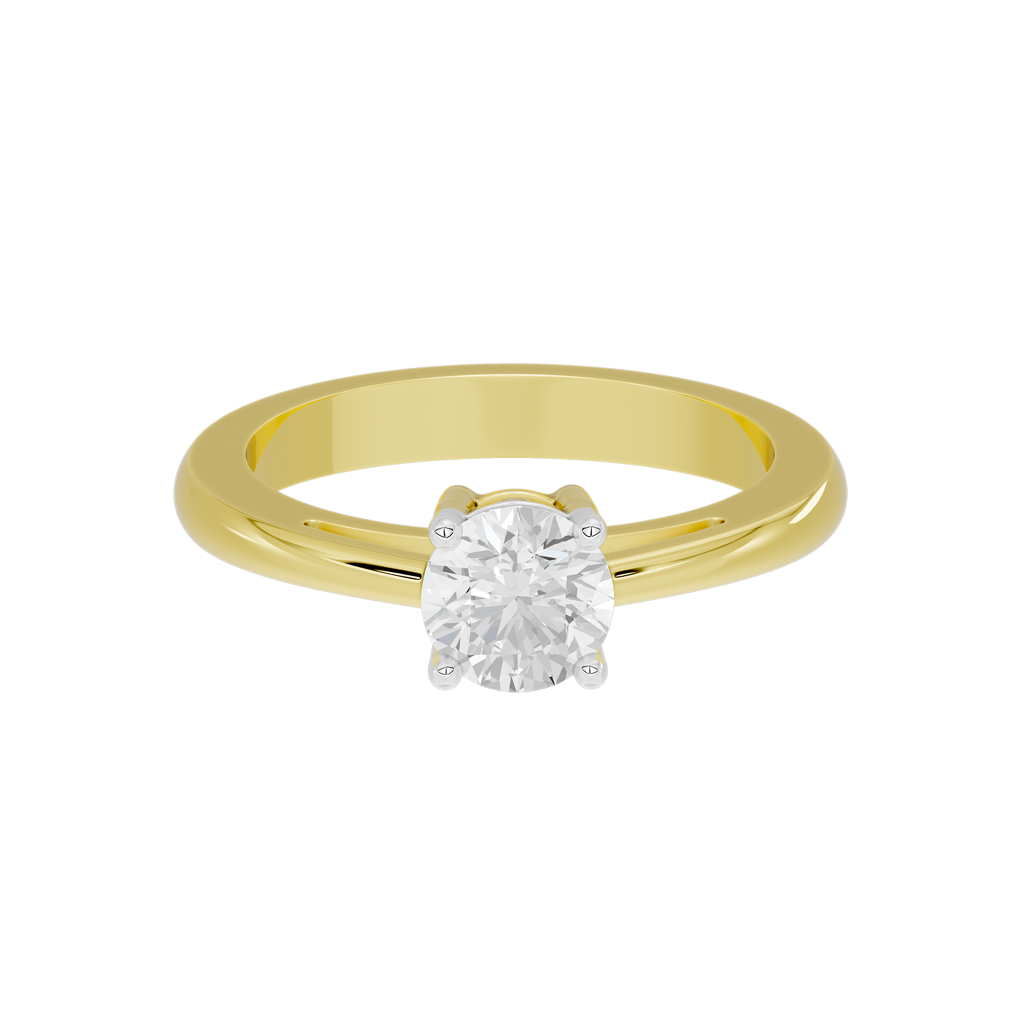 True One Singula 0.925 Carat Lab Grown Diamond Ring